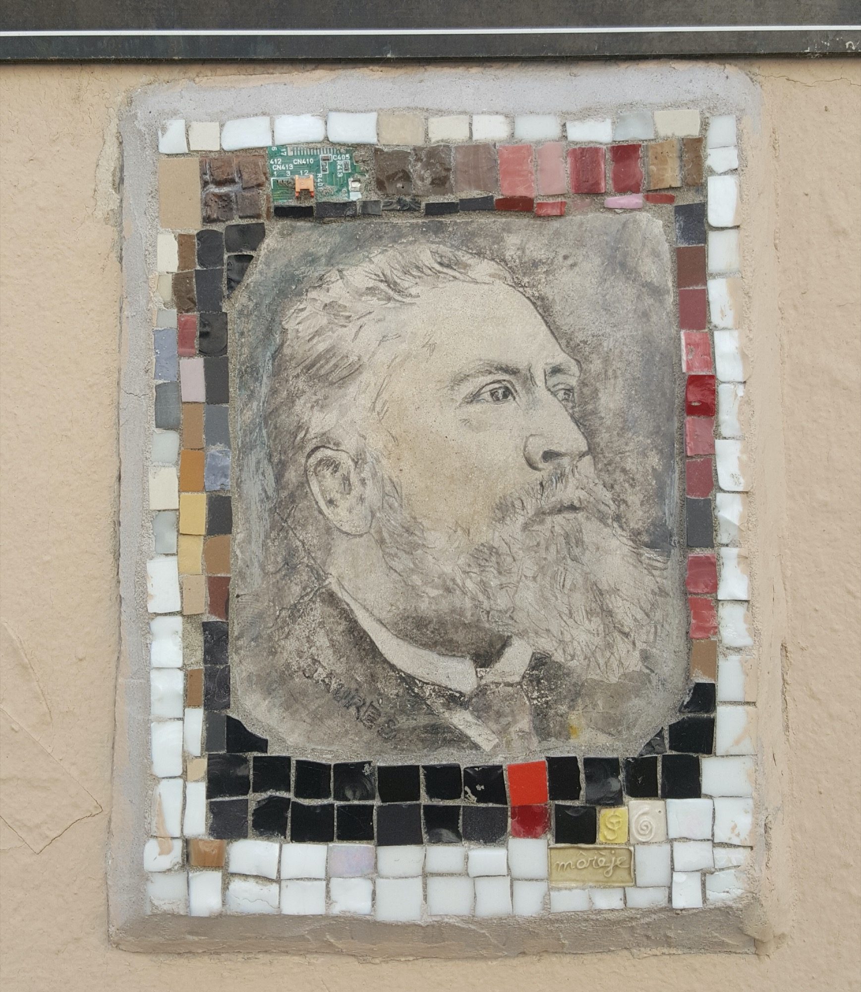 Morèje, Jean Jaurès — Street art de Morèje à Paris