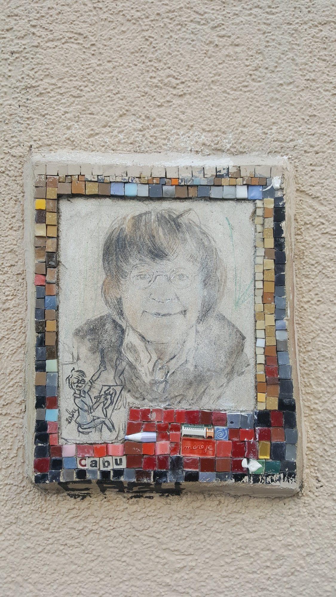 Morèje, Cabu — Street art de Morèje à Paris