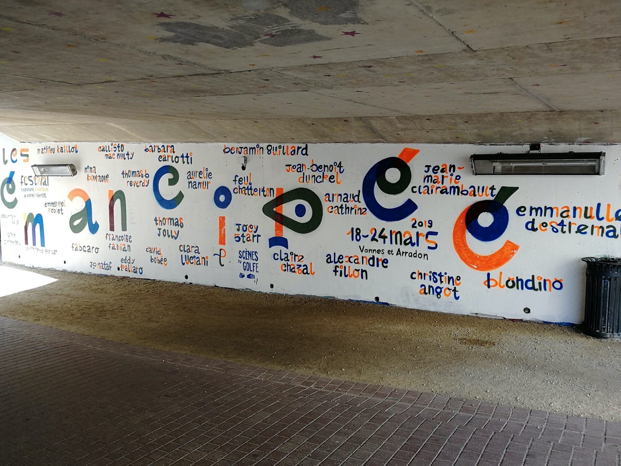 COMIC - Festival Typographic Poster — Street art in Vannes