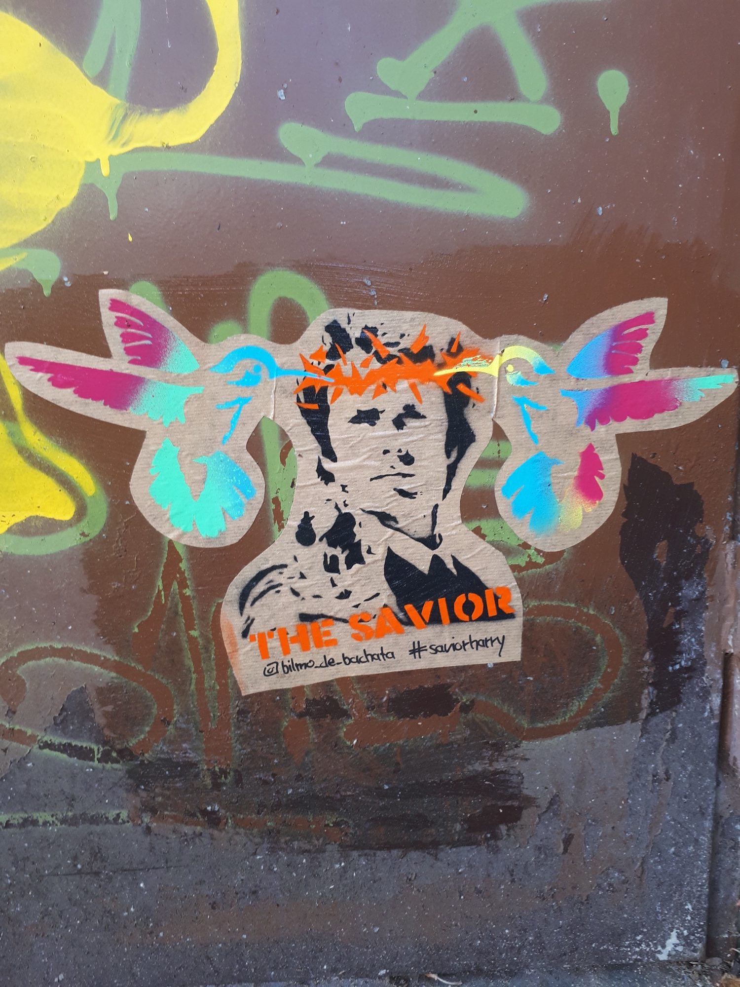 The Savior by Bilmo — Street art by Bilmo in Düsseldorf