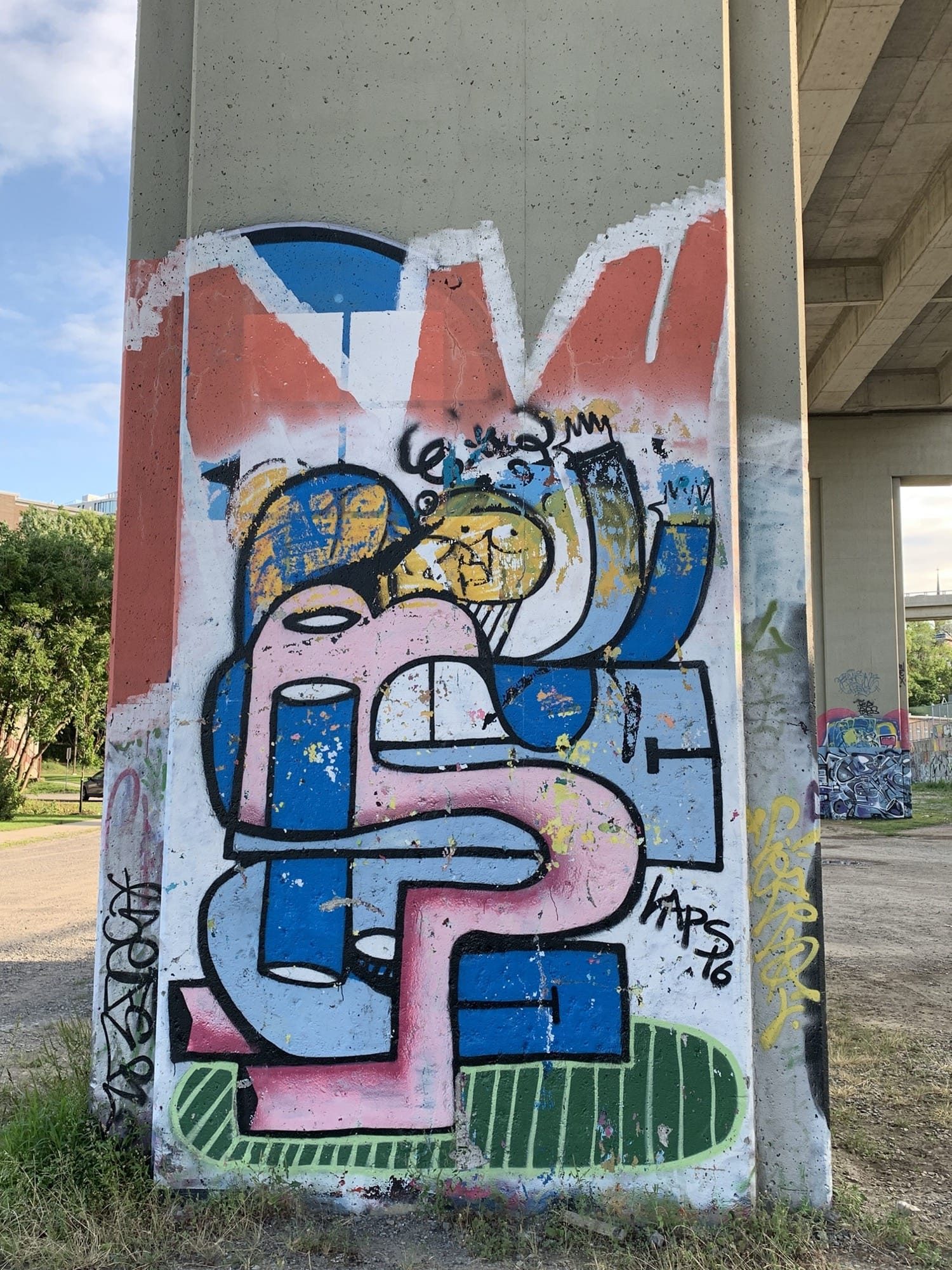 Kaps Cartoon Character — Street art in Québec