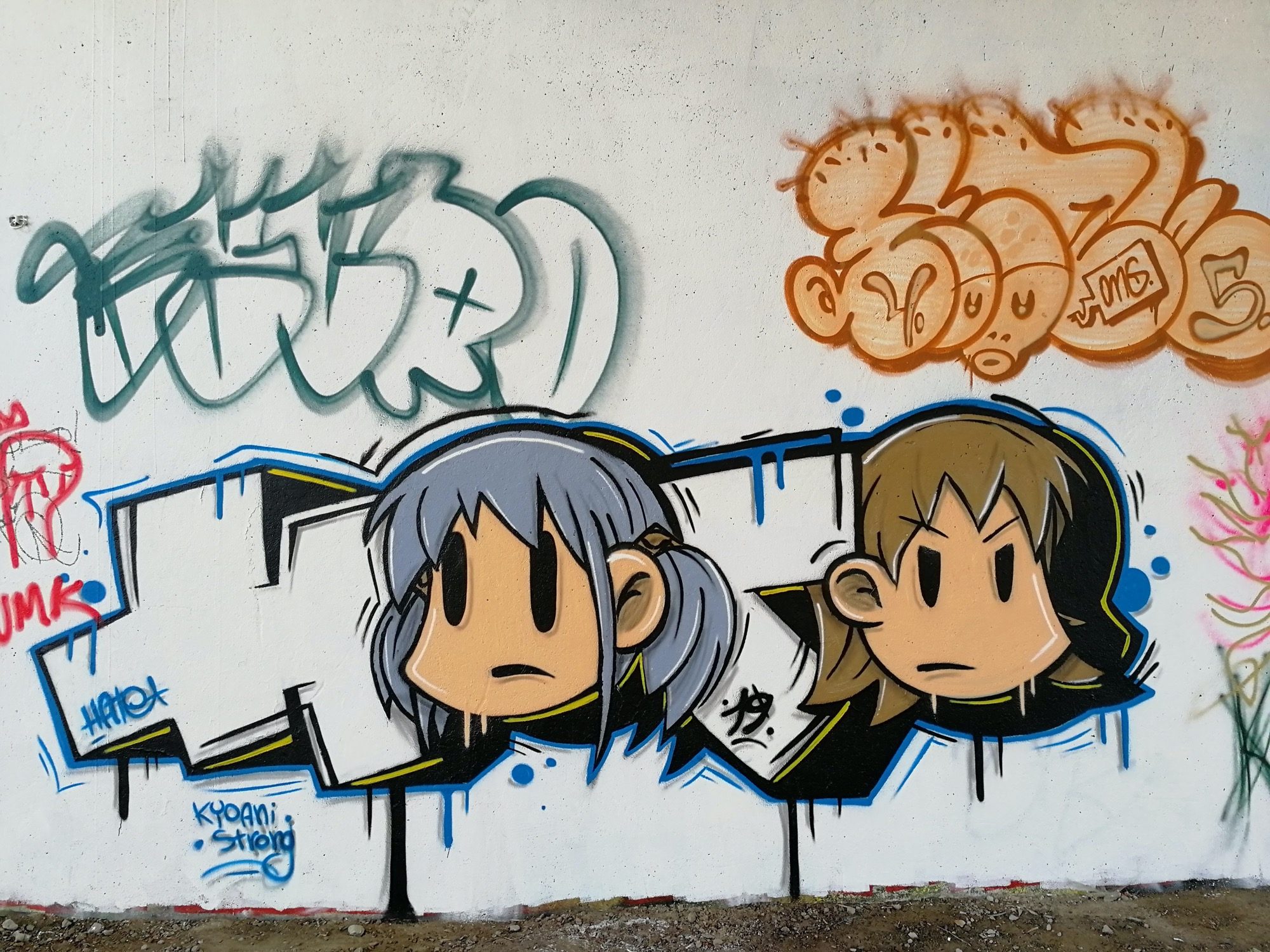 Kyoani Strong Tribute — Street art in Québec