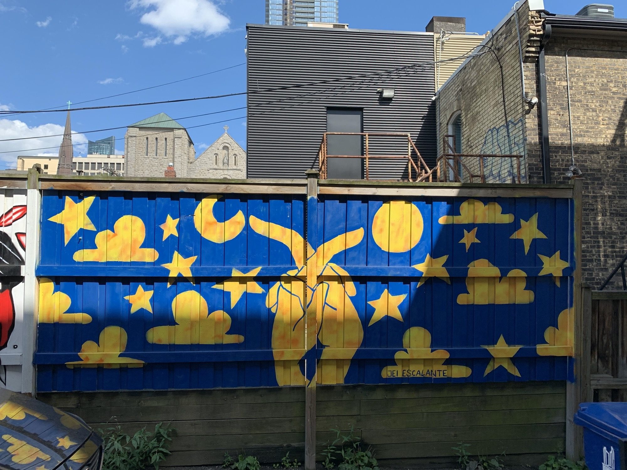 Hands Reaching for the Stars — Street art in Toronto