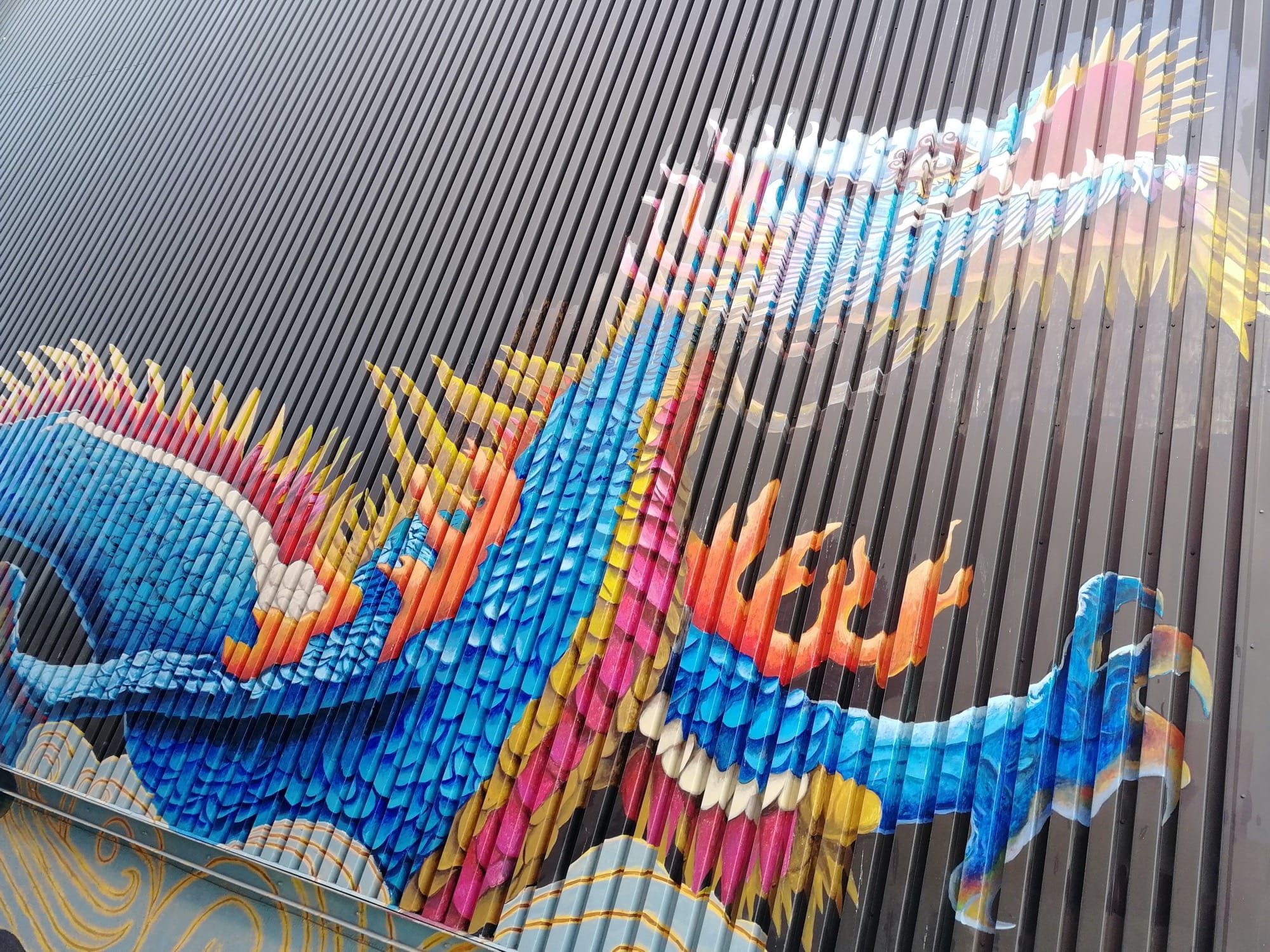 Undulating Colorful Wildstyle — Street art in Toronto