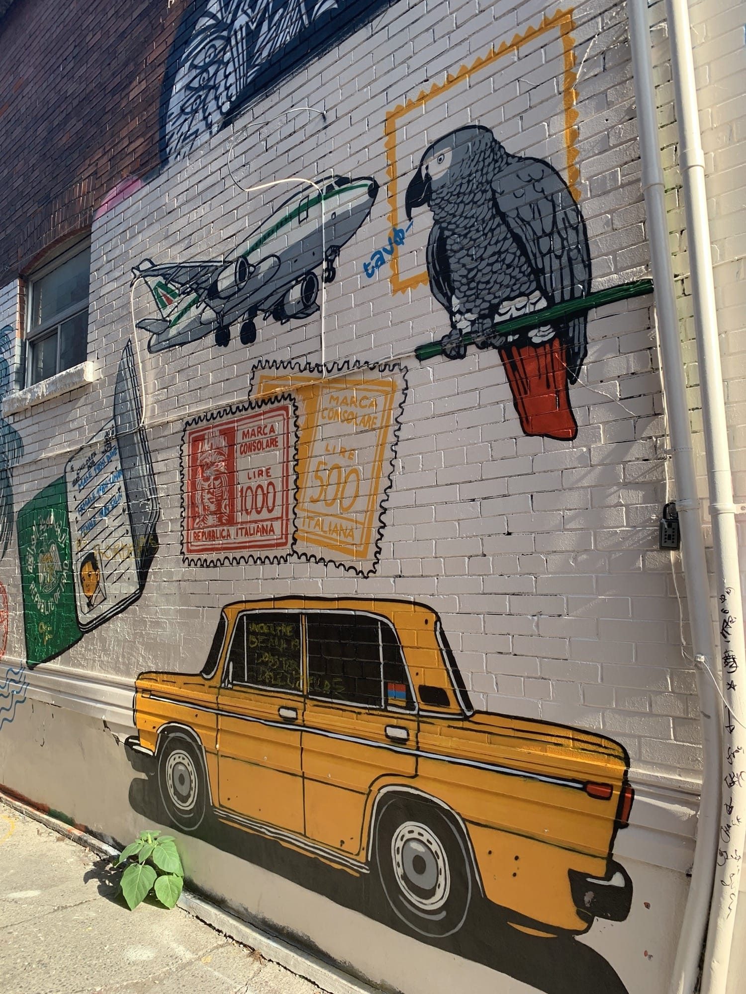 Italian Immigration Mural Toronto — Street art in Toronto