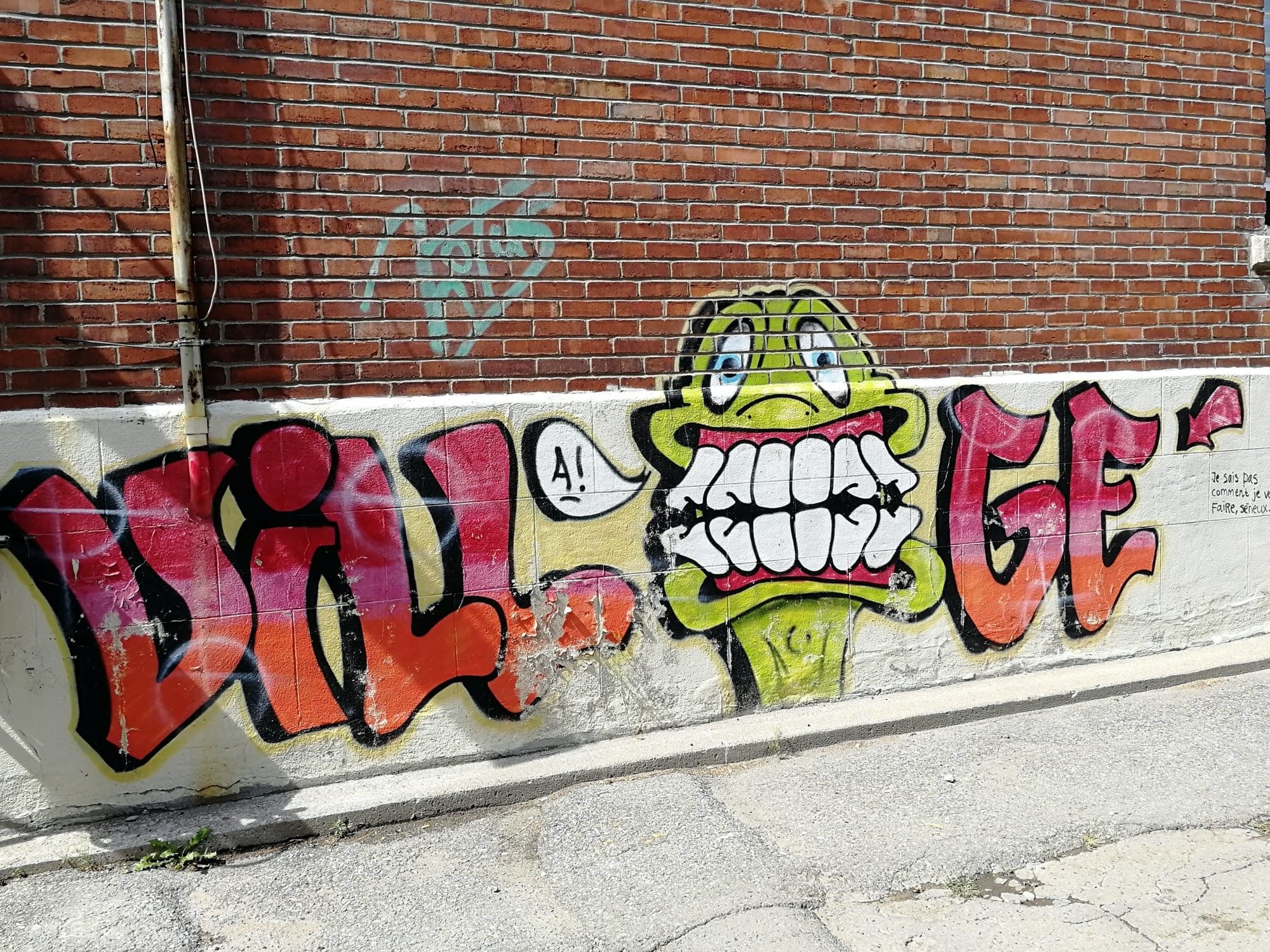 Village and the Green Monster — Street art in Montréal