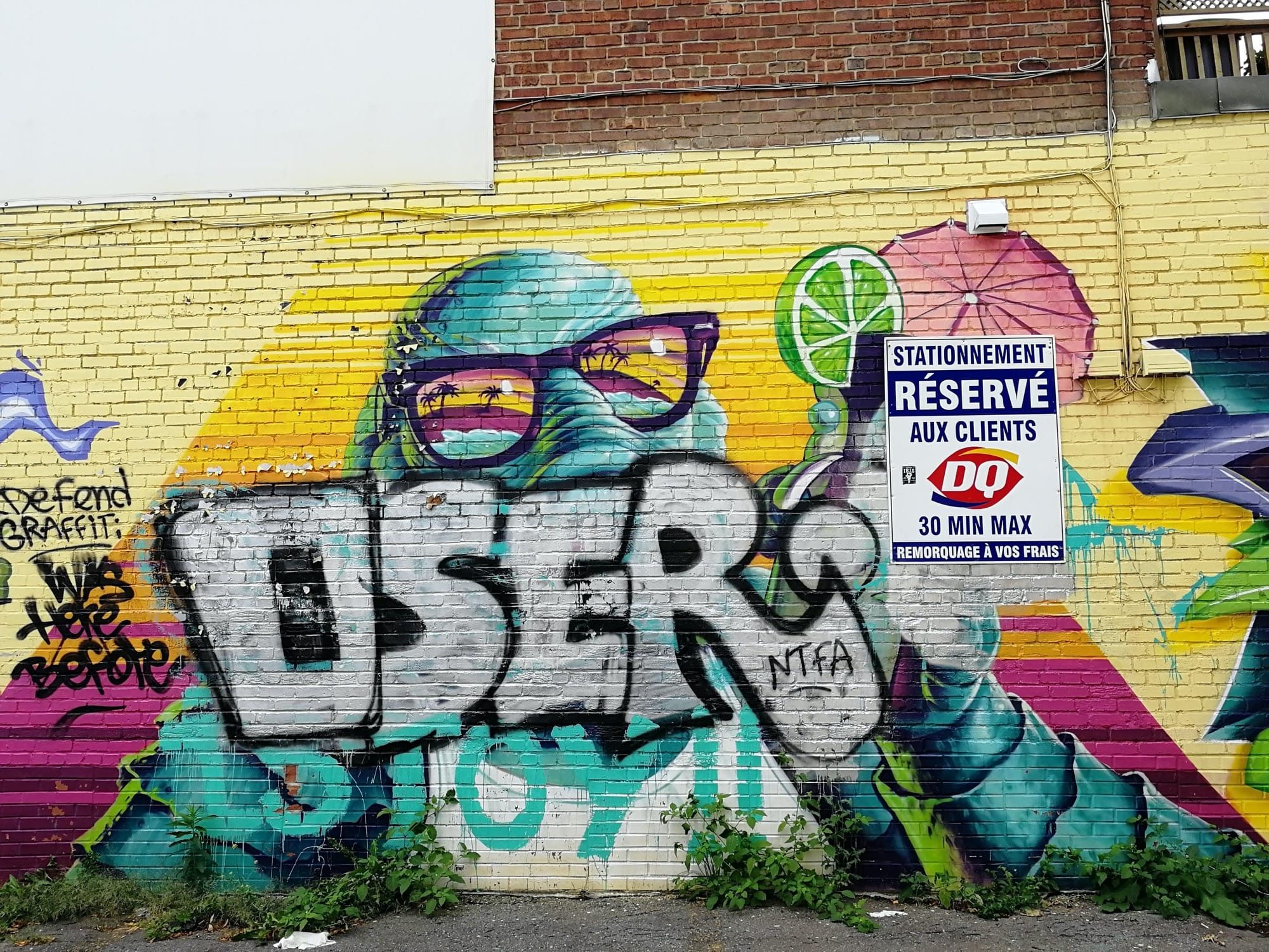 The Character in Sunglasses — Street art in Montréal