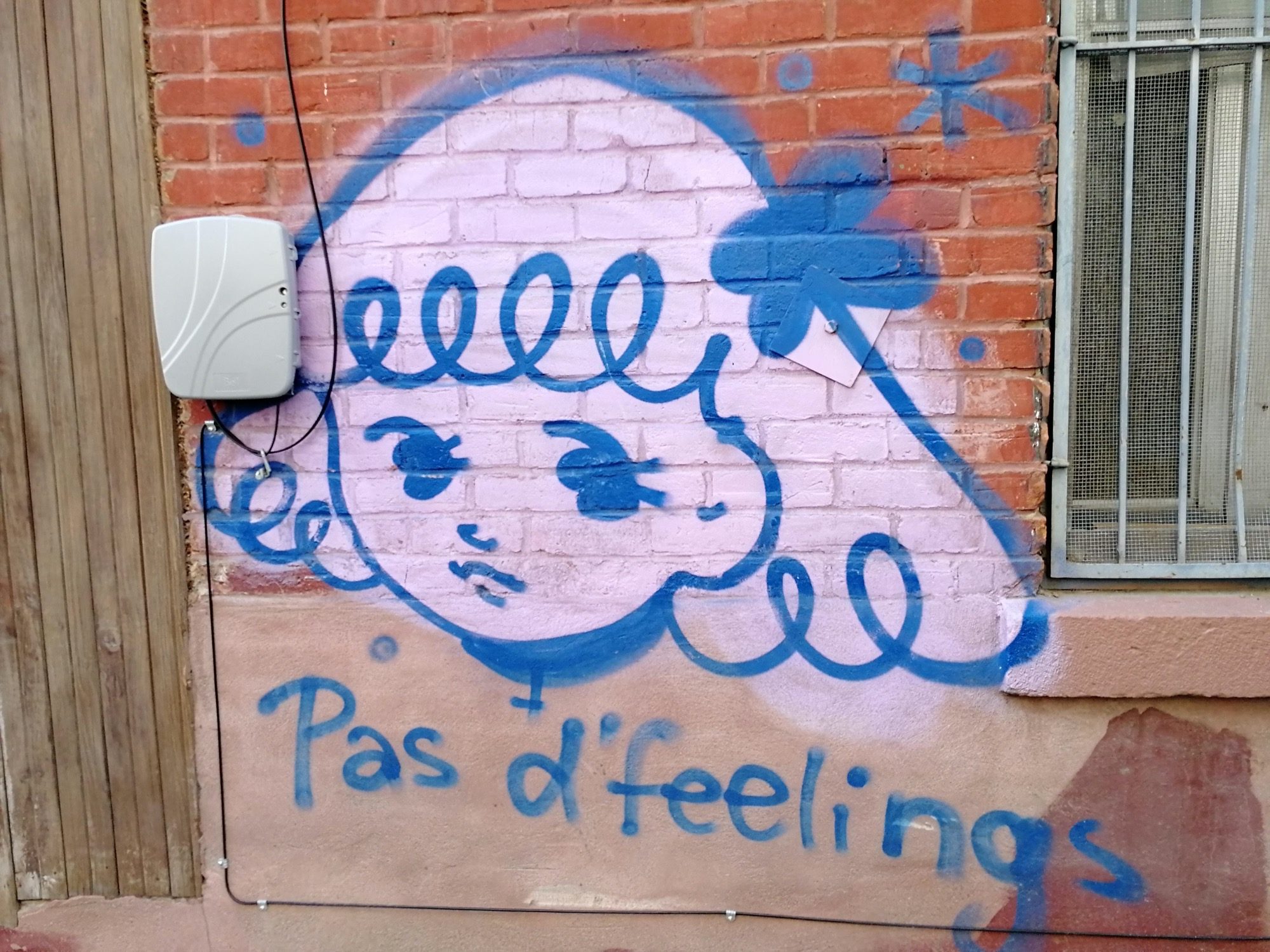 Pas d'feelings — Street art in Montréal