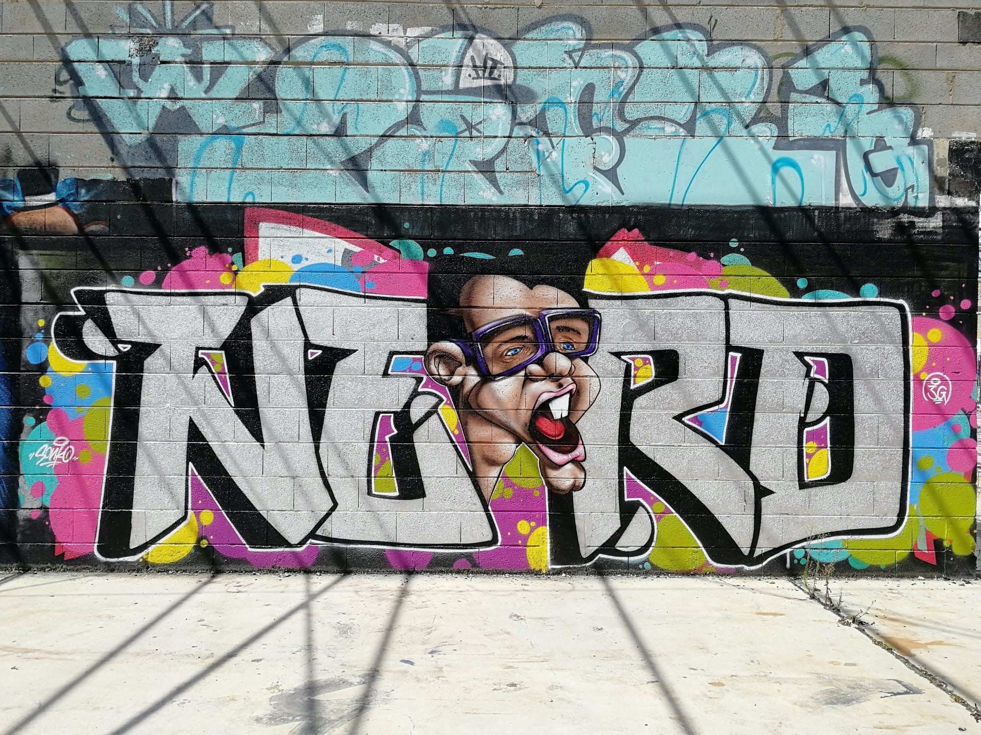 Nerd in Capital Letters — Street art in Chantepie