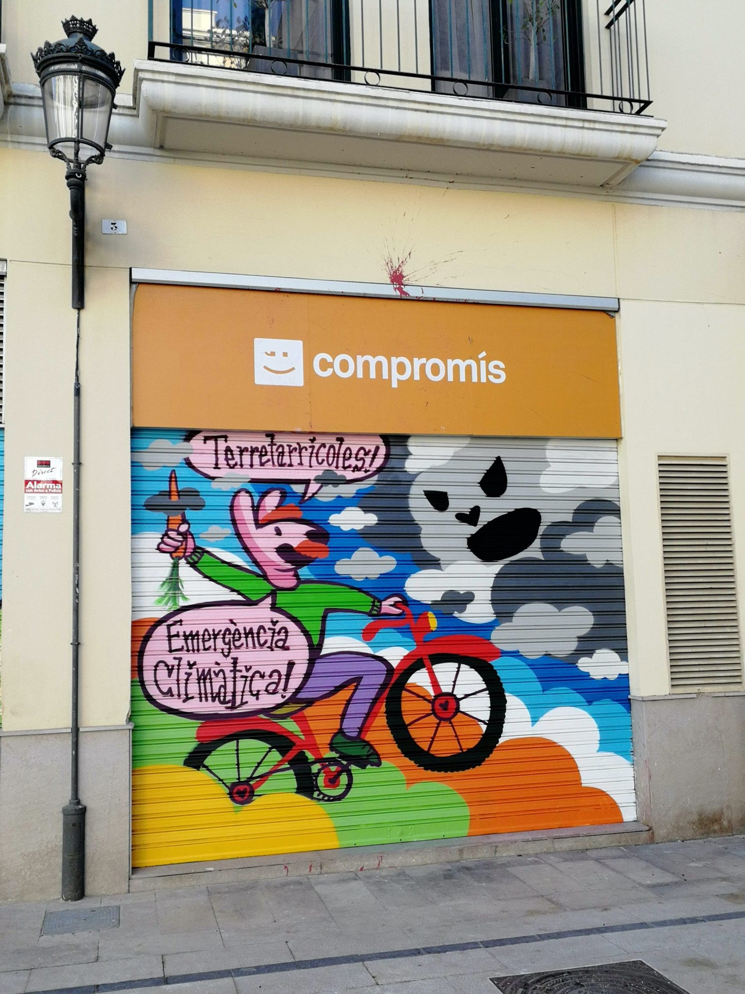 Climate Emergency by Barbi — Street art by Barbi in València