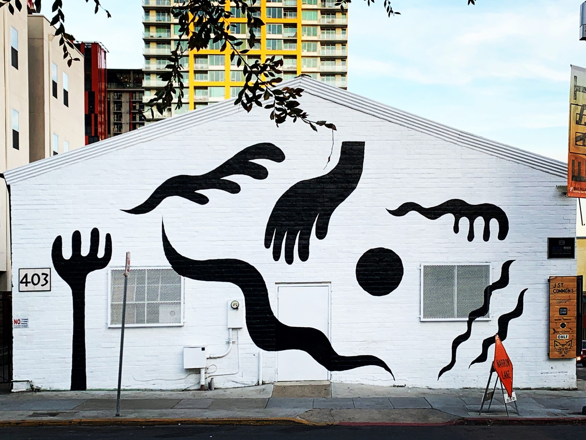 Formes Abstraites Organiques — Street art à San Diego