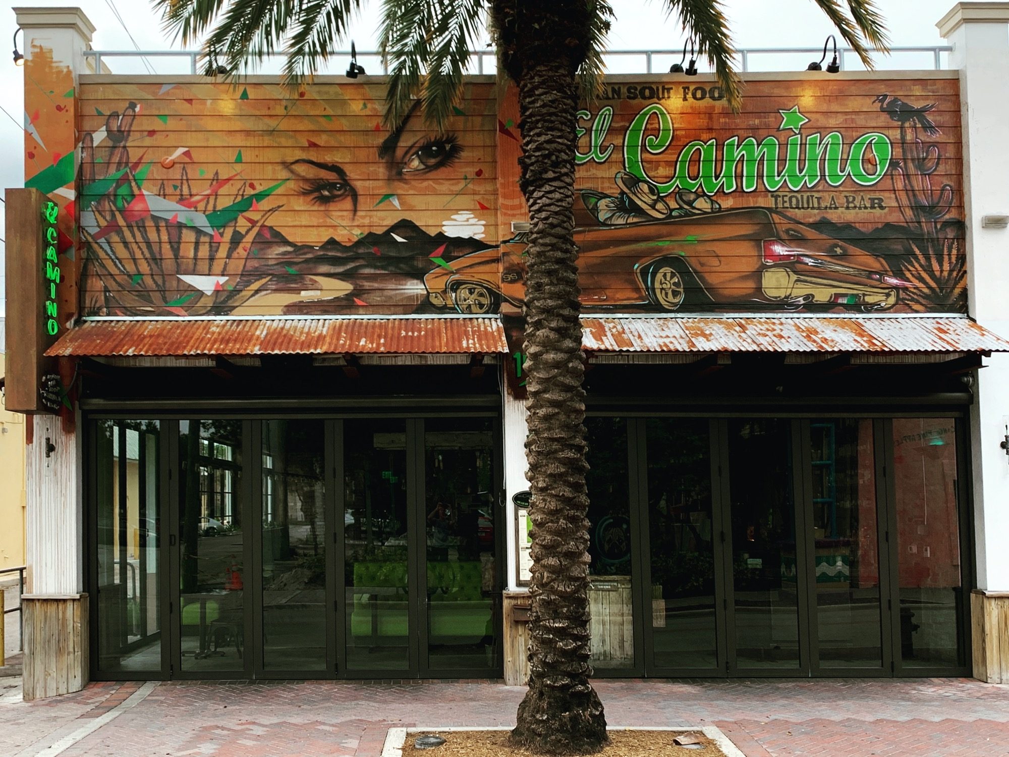 El Camino Tequila Bar Mural — Street art in Delray Beach