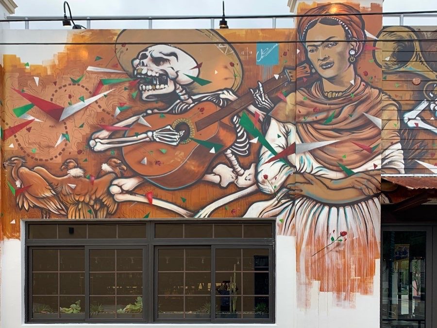 El Camino Tequila Bar Mural — Street art in Delray Beach