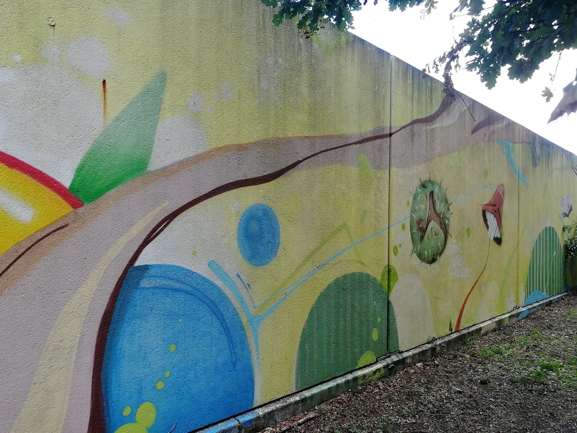 Colorful Botanical Garden — Street art in Pessac