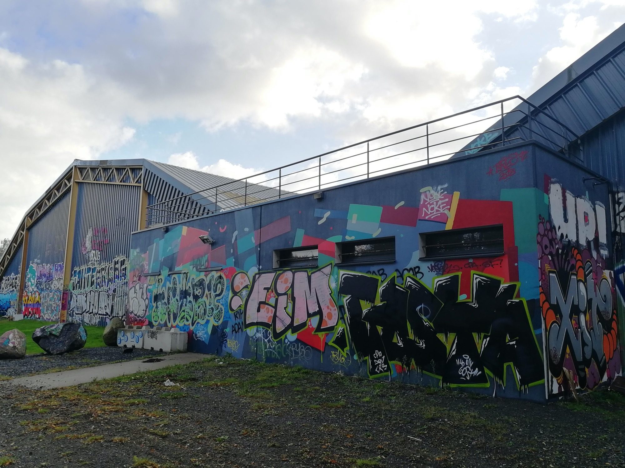 Industrial Multicolor Chaos — Street art in Ploufragan