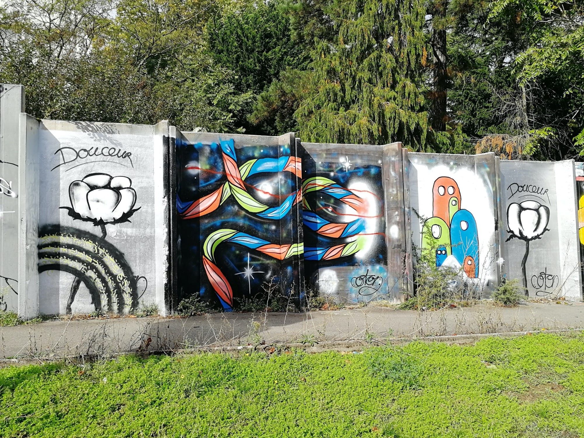Douceur and Cotton Flowers — Street art in Nantes