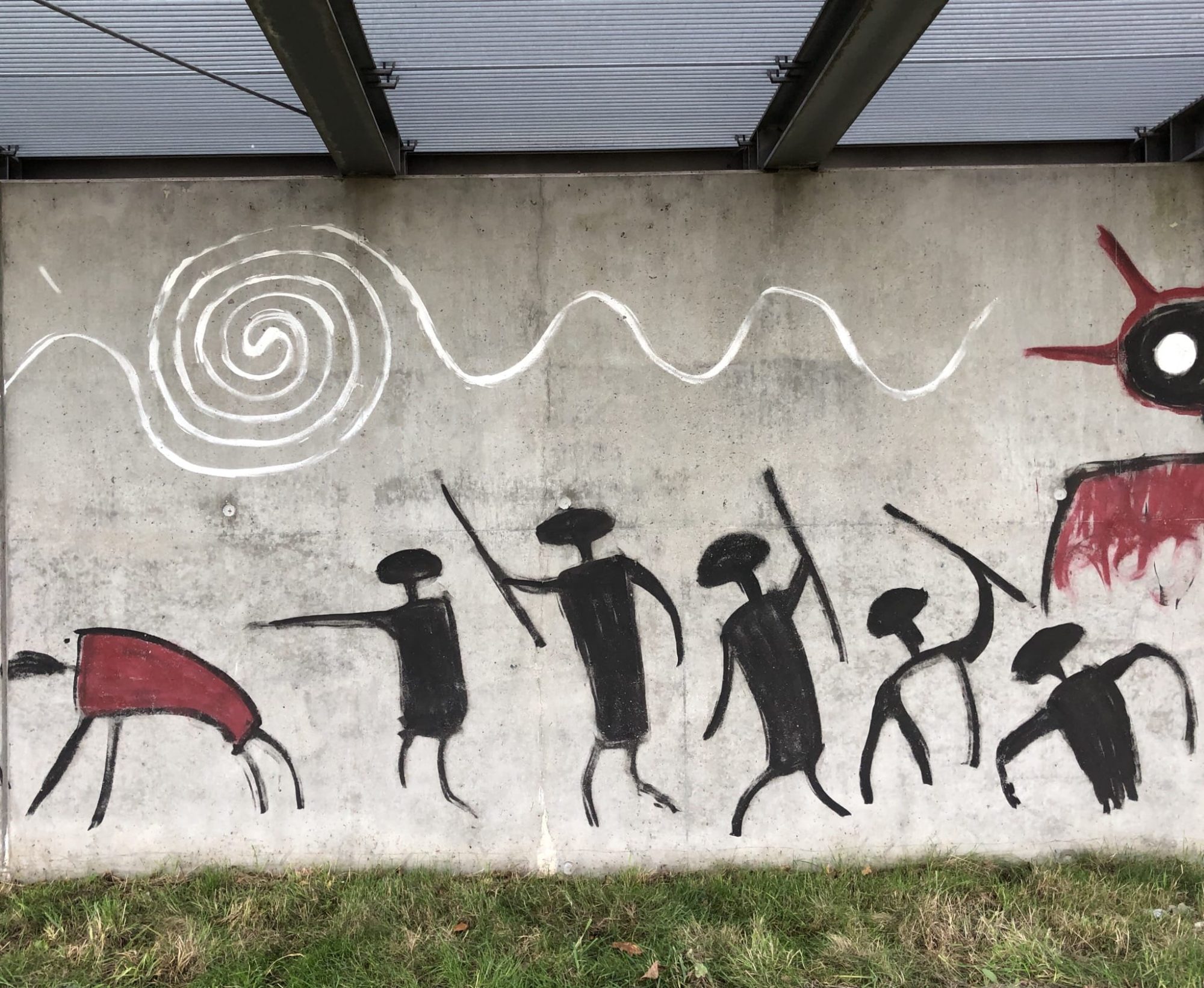 Tribesmen Rising — Street art in Kiel