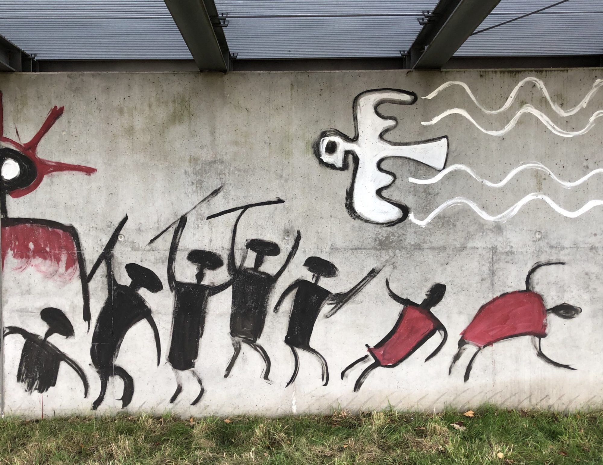 Tribesmen Rising — Street art in Kiel