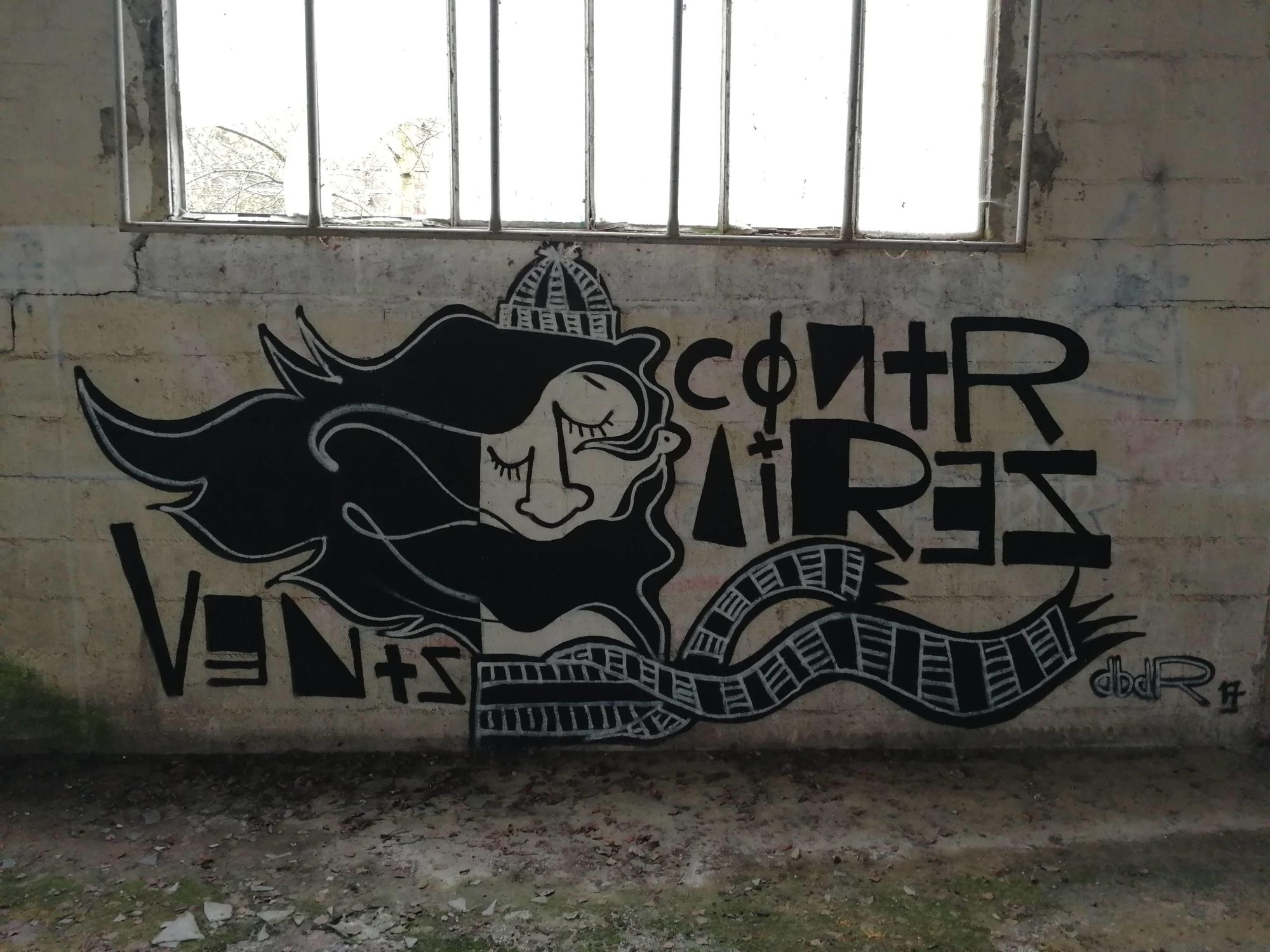 Headwinds — Street art by Deuxben de Rennes in Issé