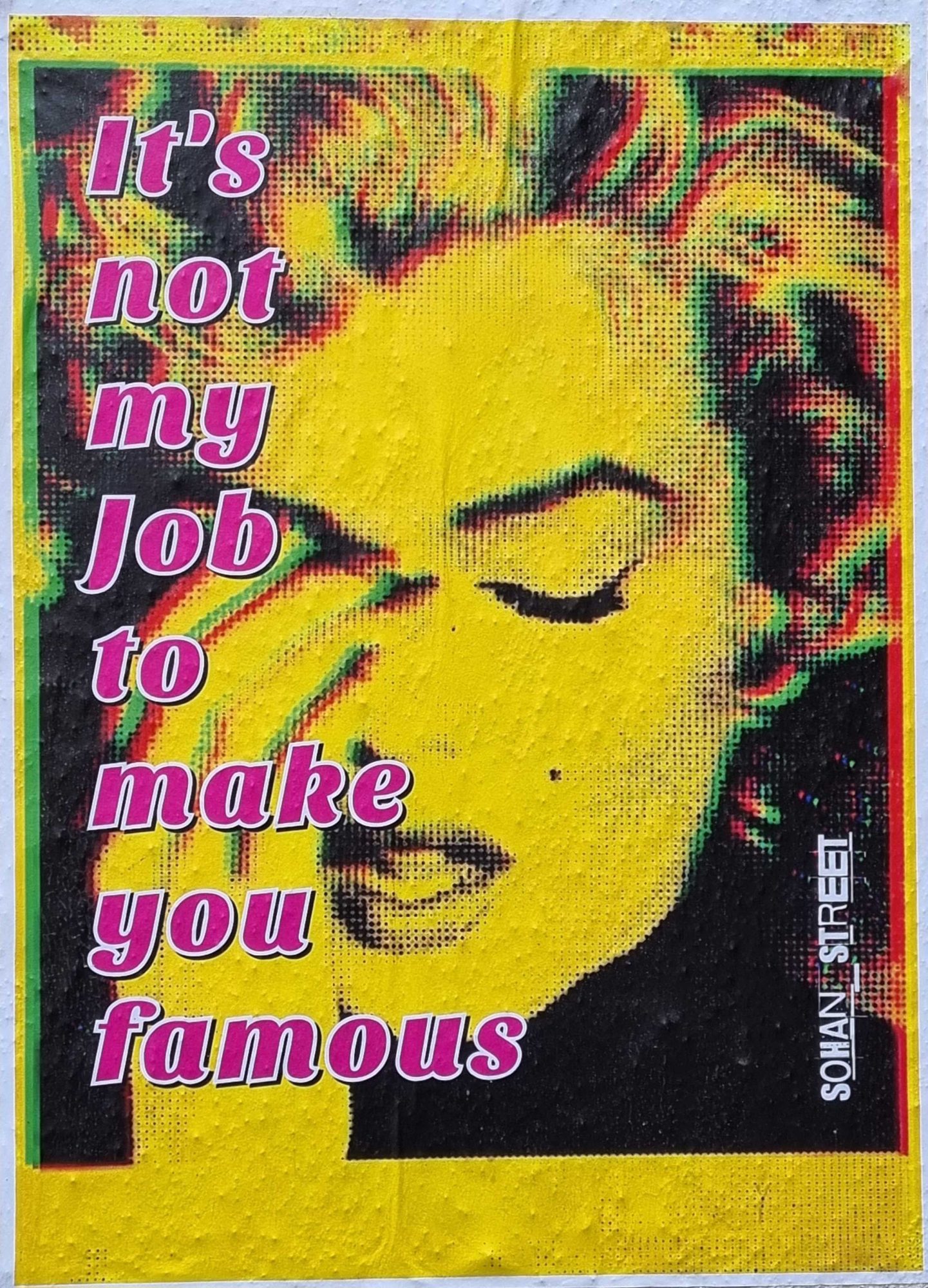 Marilyn Monroe Pop Art by Sohan — Street art by Sohan_street in Clermont-Ferrand