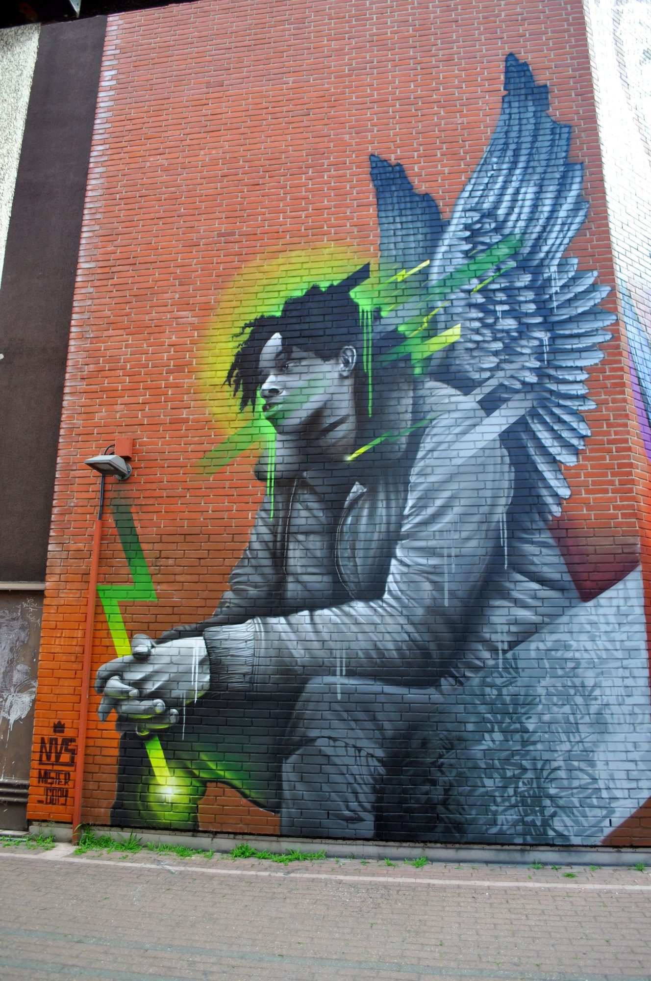 Angel of envy — Street art de Mister Copy à Cergy