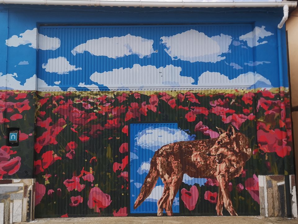 AÑORANZA DE UN FUTURO AMENAZADO — Street art in Polvorosa de Valdavia