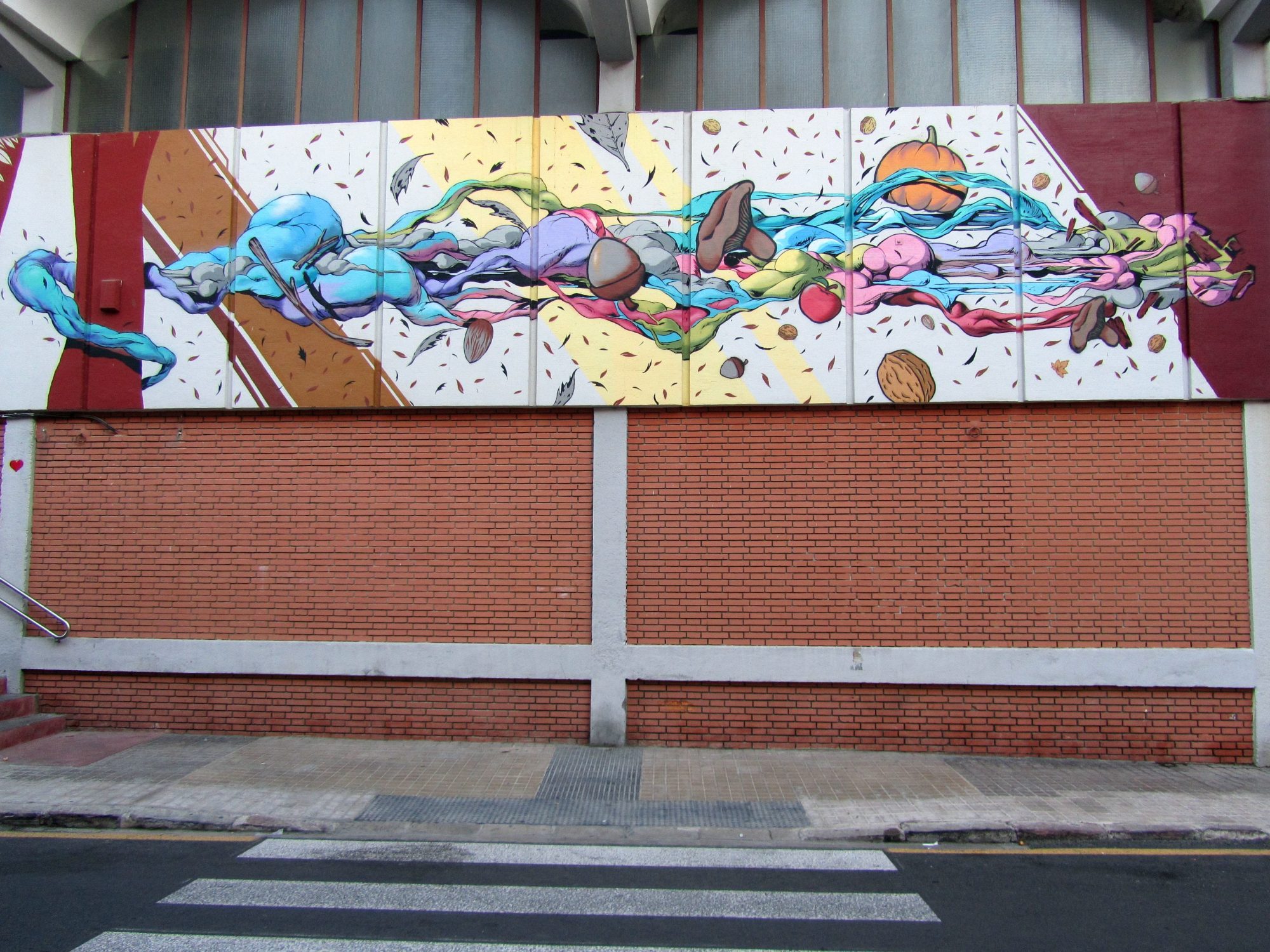 Autumn Mural on Plaça Rojas Clemente — Street art by Deih xlf in València