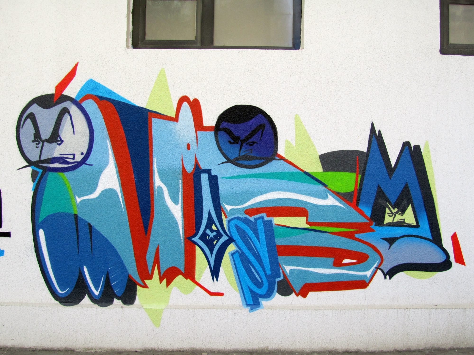 Moosem Wildstyle Creatures — Street art by Moosem135 in Bakı