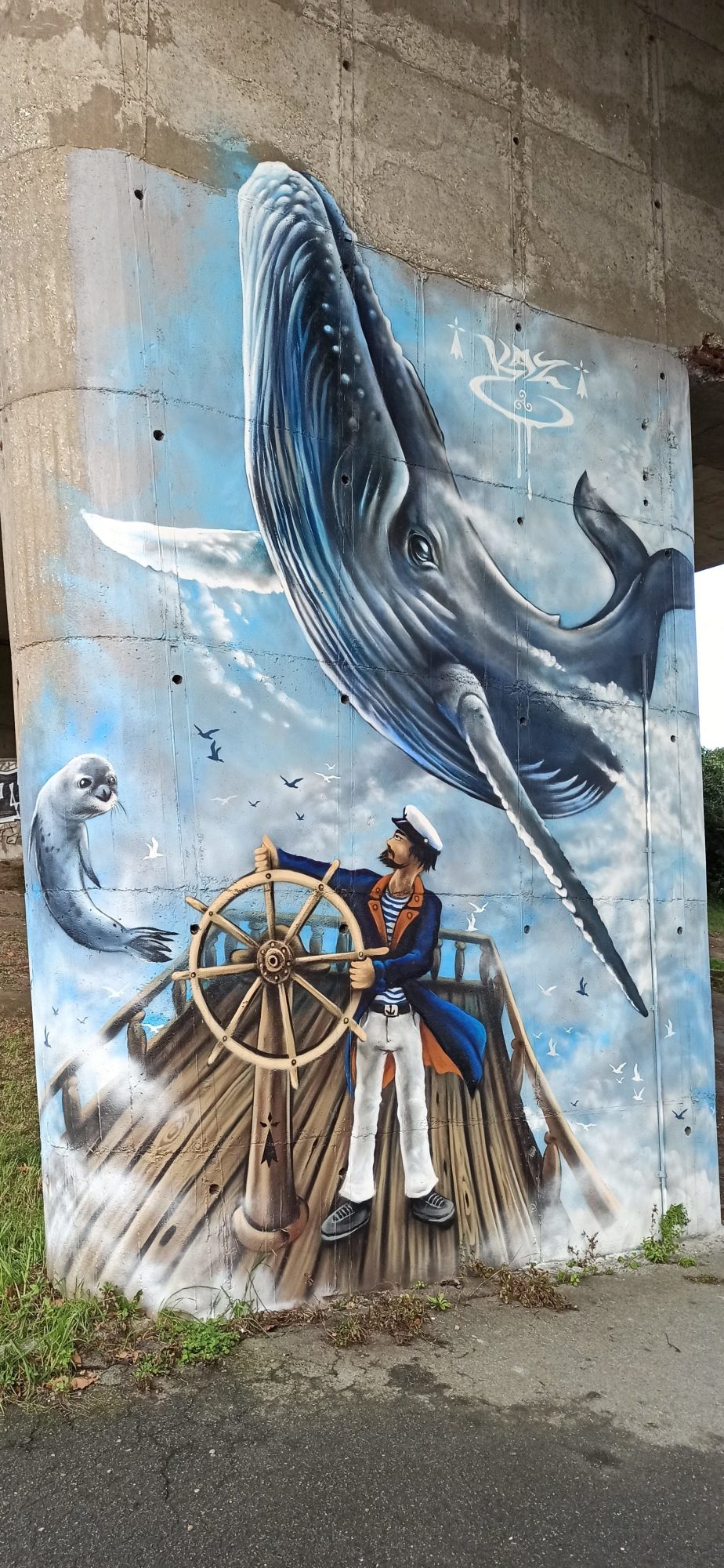 Master of the Seas — Street art in Lorient