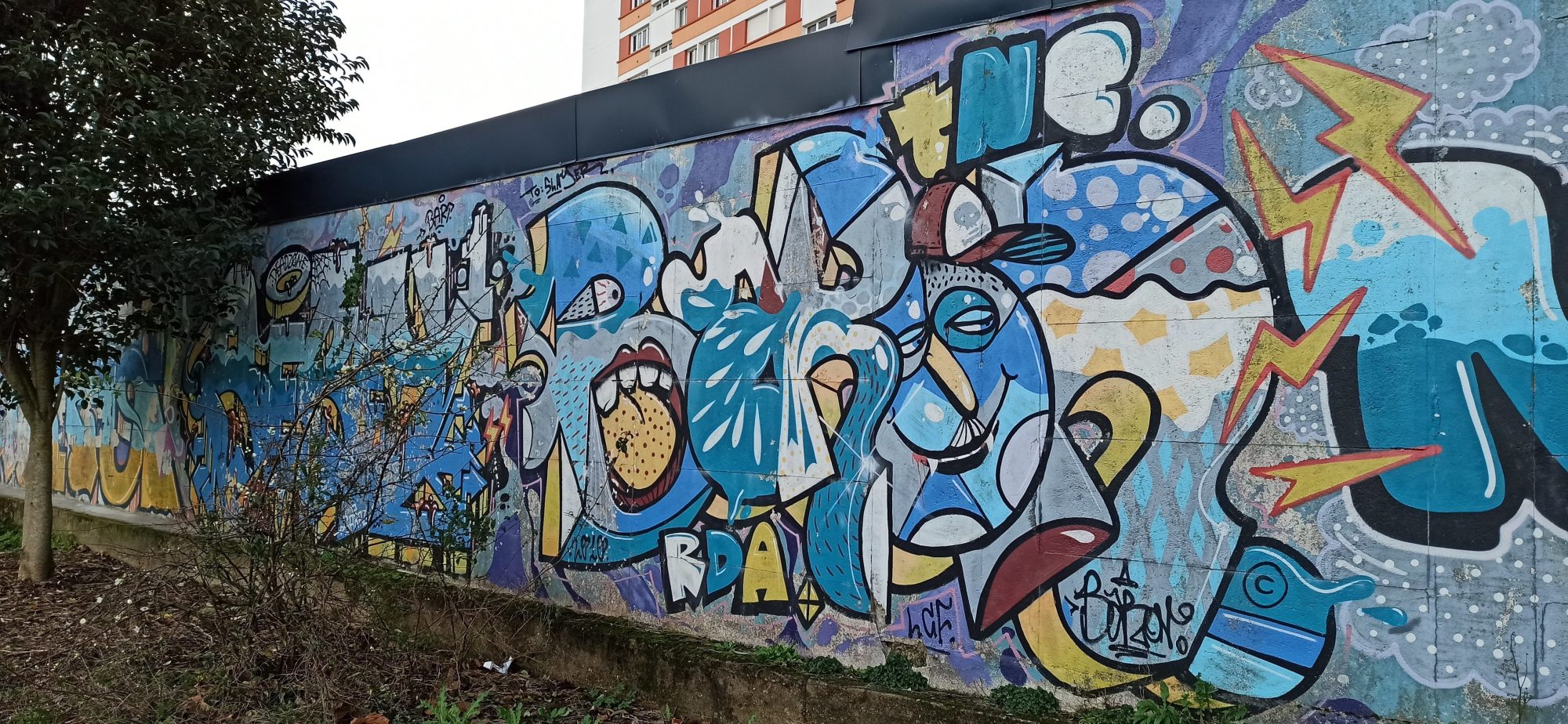 Colored Urban Chaos — Street art in Lorient