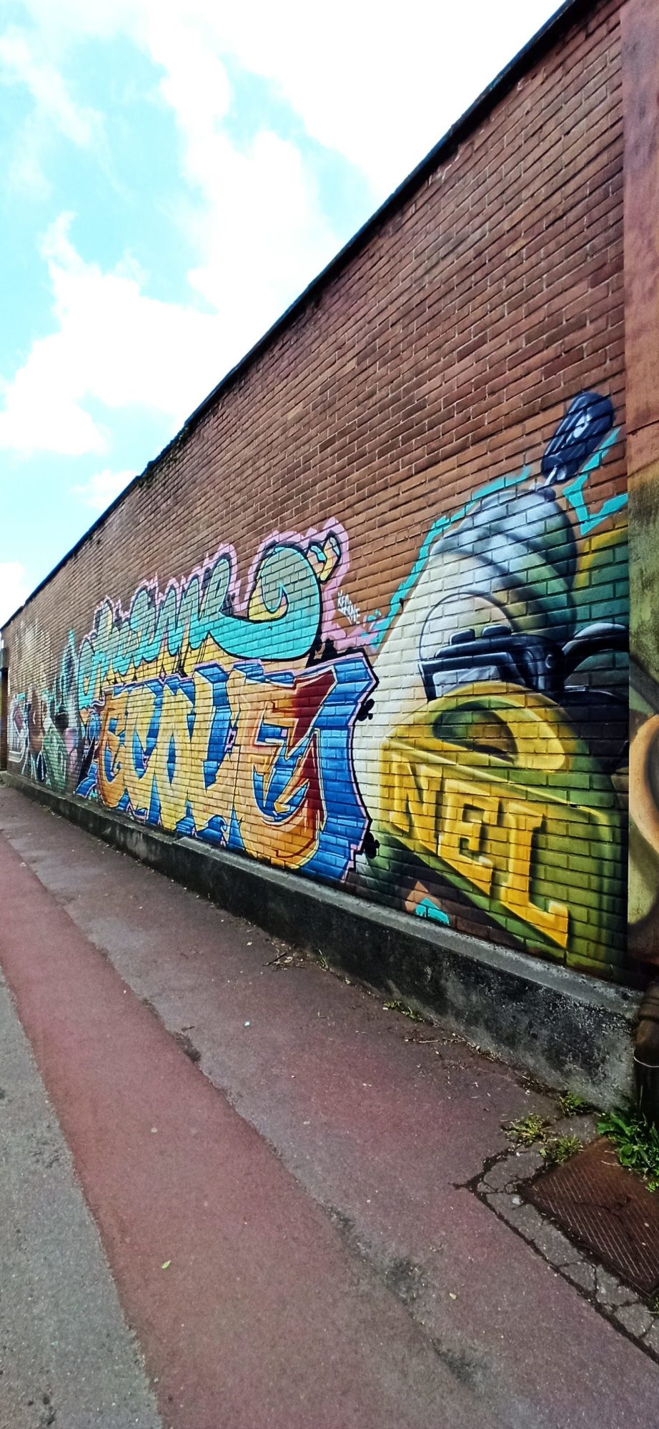 Ooze et Nel sur brique — Street art à Lille