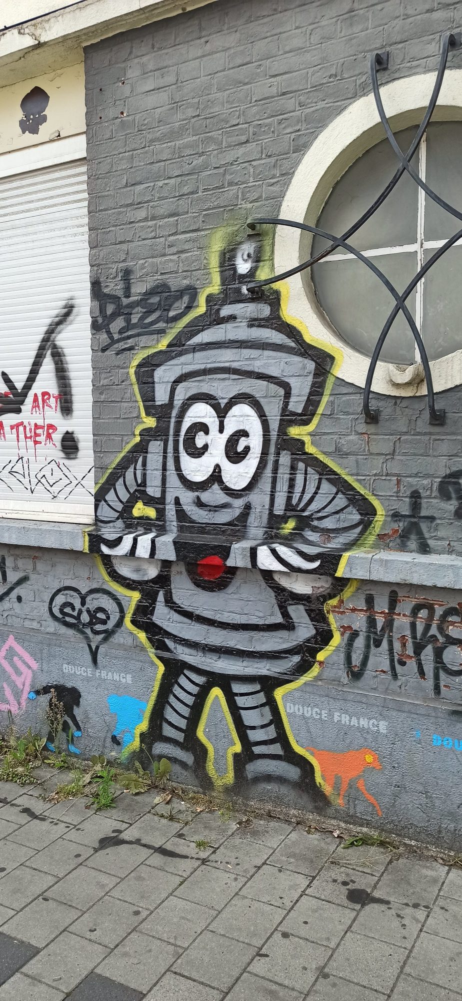 The Spray Can with Legs — Street art in Roubaix