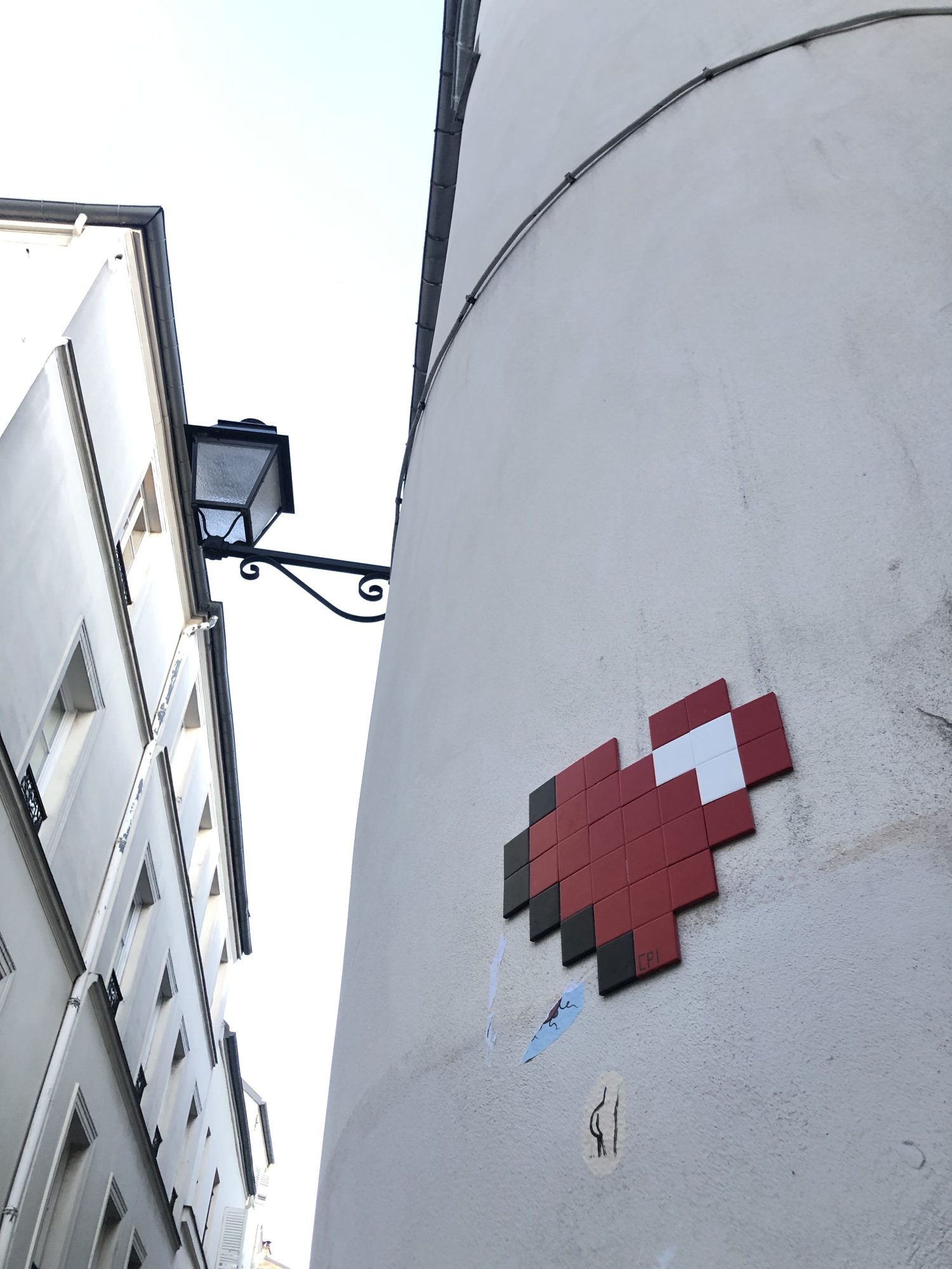 Pixel Heart — Street art by Coeur pixel in Paris