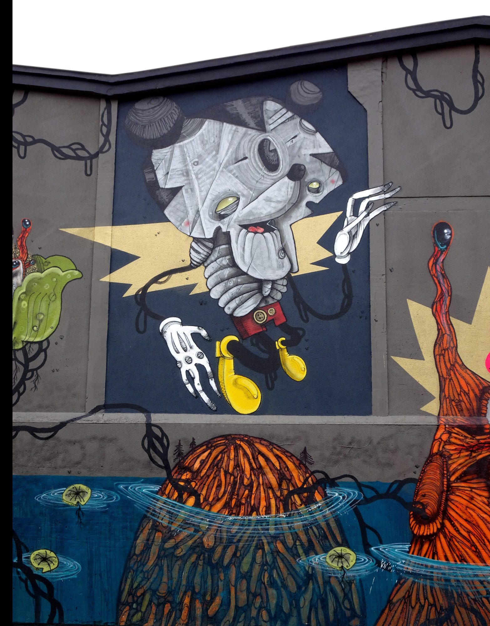 Monster Mural in Toulouse — Street art by 100taur in Toulouse