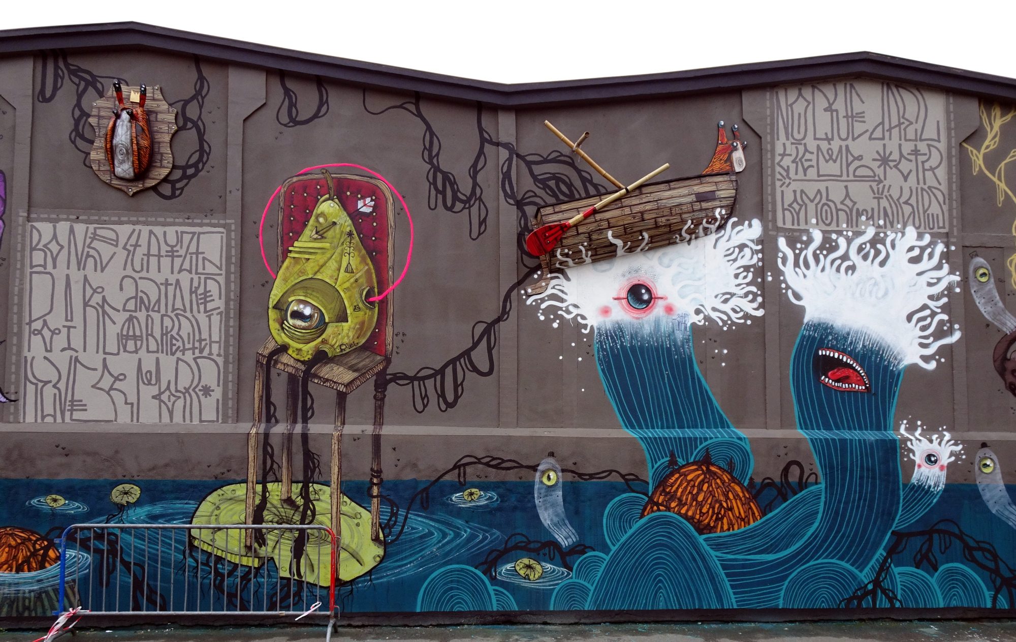 Monster Mural in Toulouse — Street art by 100taur in Toulouse