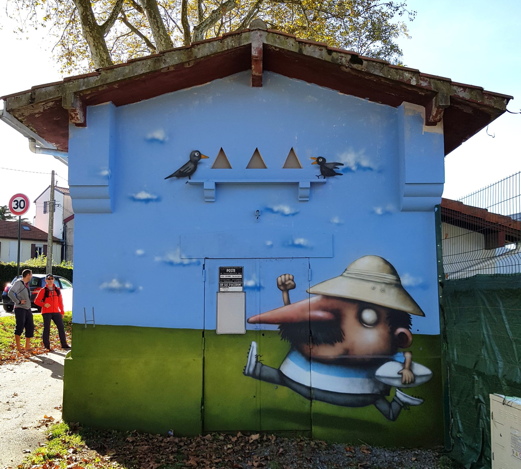 The Crowd of Grimaces, by Ador — Street art by Ador in Bayonne