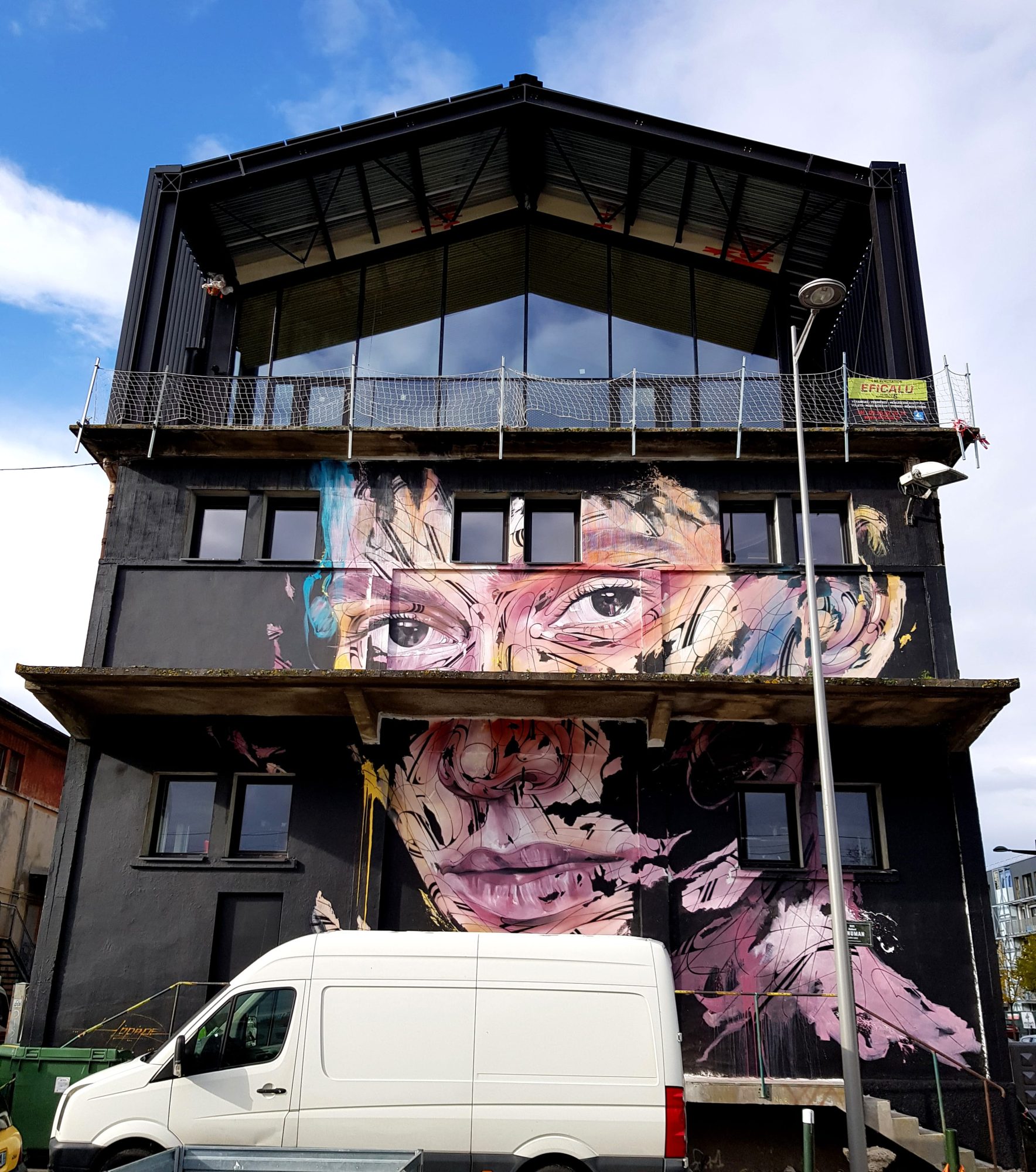 Portrait expressif de Hopare — Street art de Hopare à Bègles