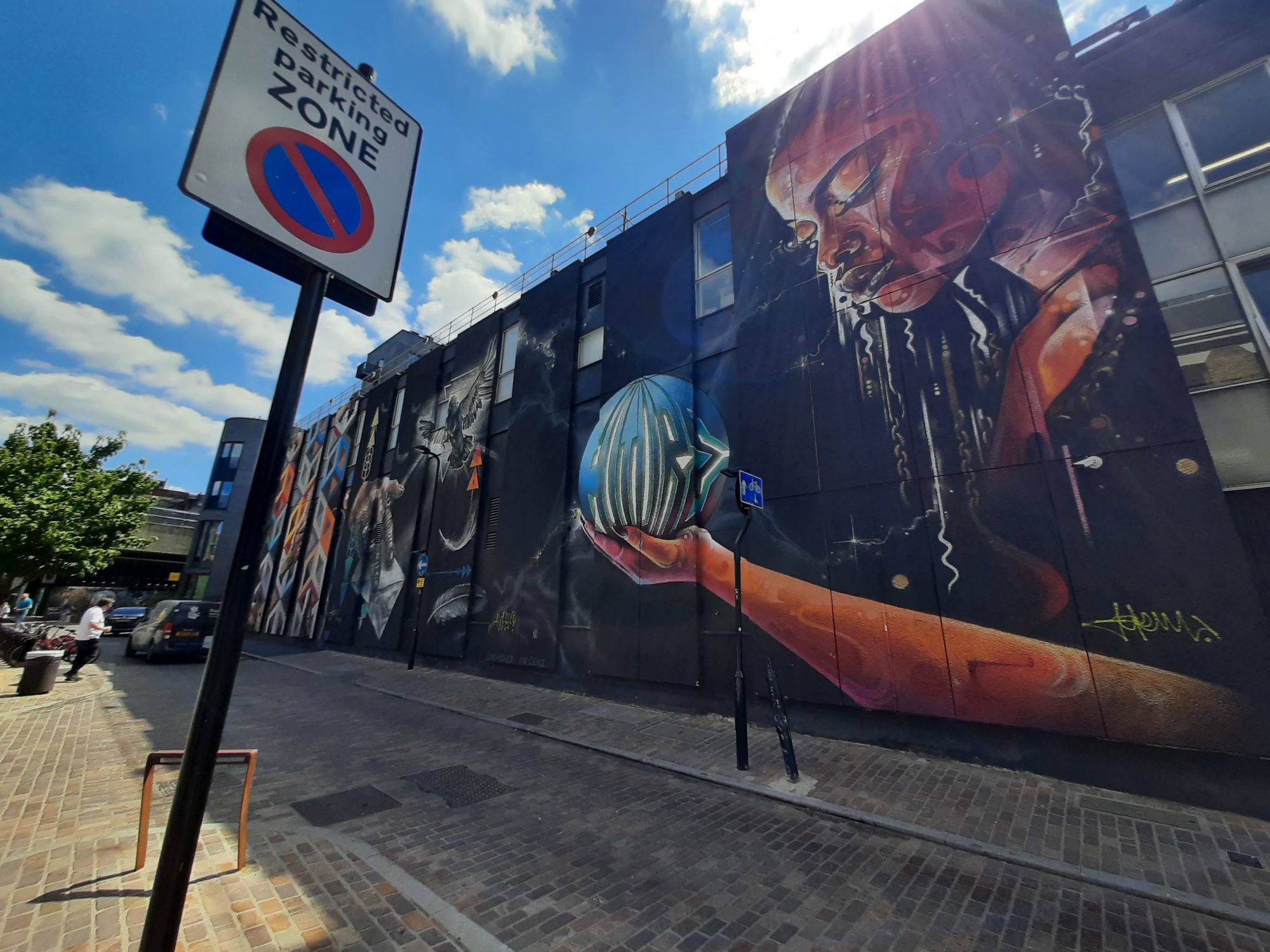 Monumental Multi-Portrait Mural — Street art by Mr CENZ in London