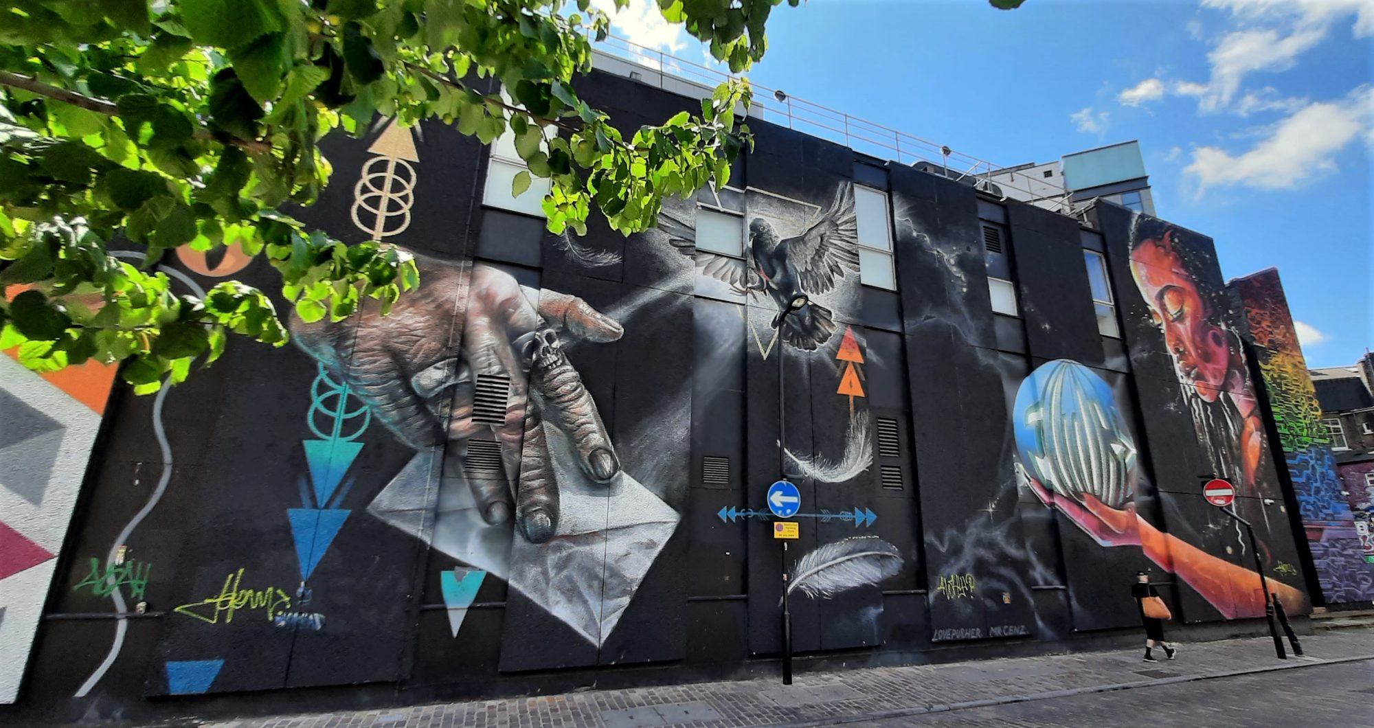 Monumental Multi-Portrait Mural — Street art by Mr CENZ in London