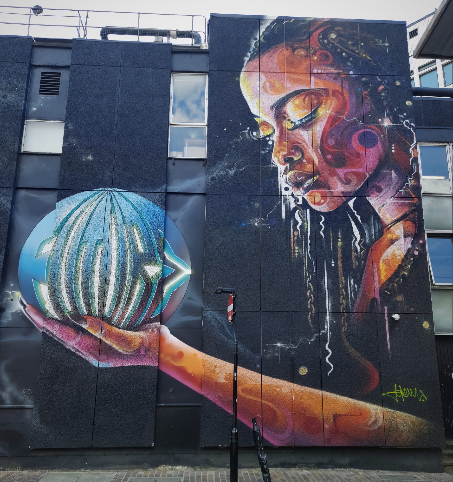 Monumental Multi-Portrait Mural — Street art by Mr CENZ in London