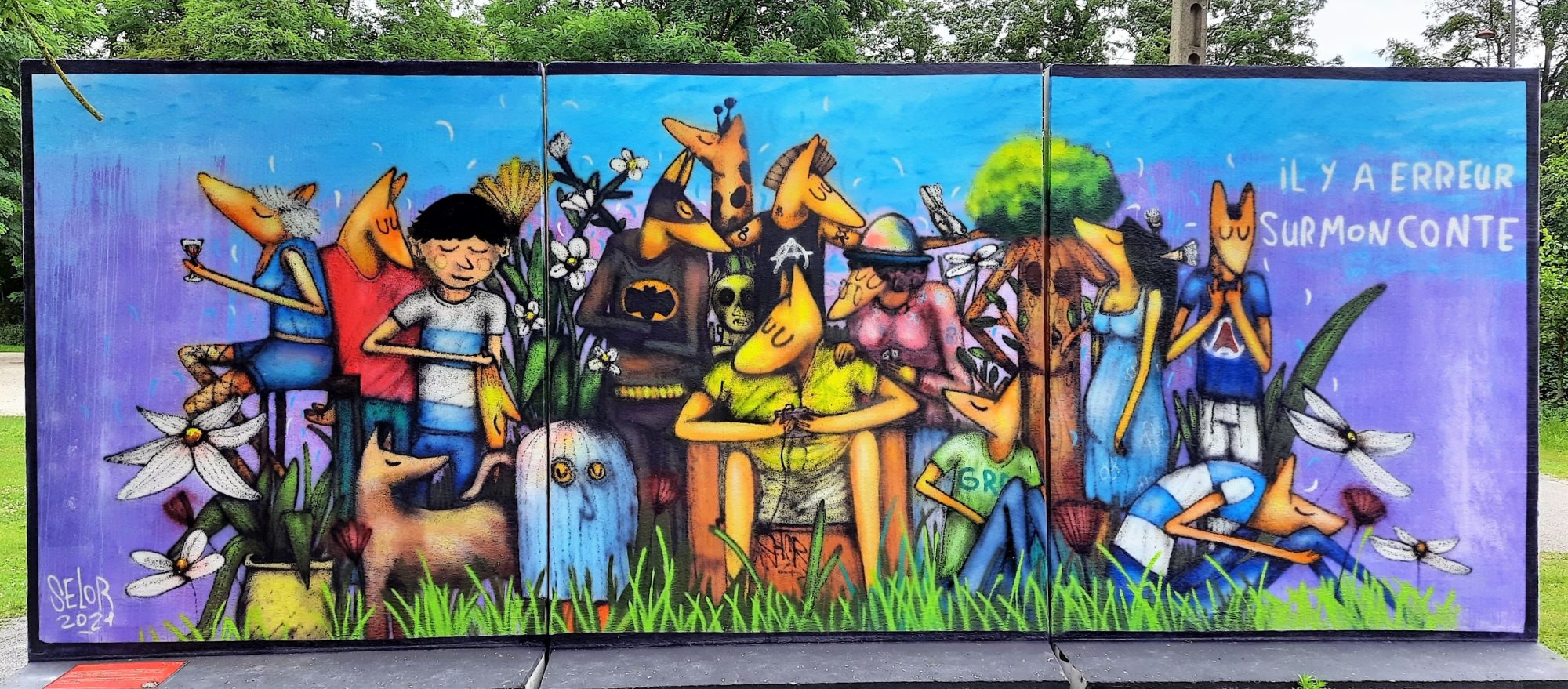 Selor's Error in My Fairy Tale — Street art by Selor in Le Mans