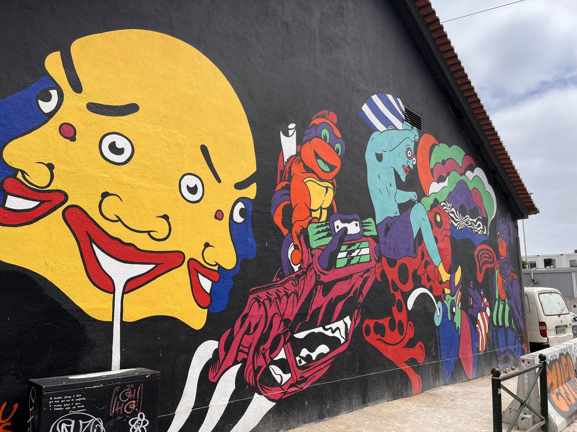 Sourire tropical — Street art à Lisbon