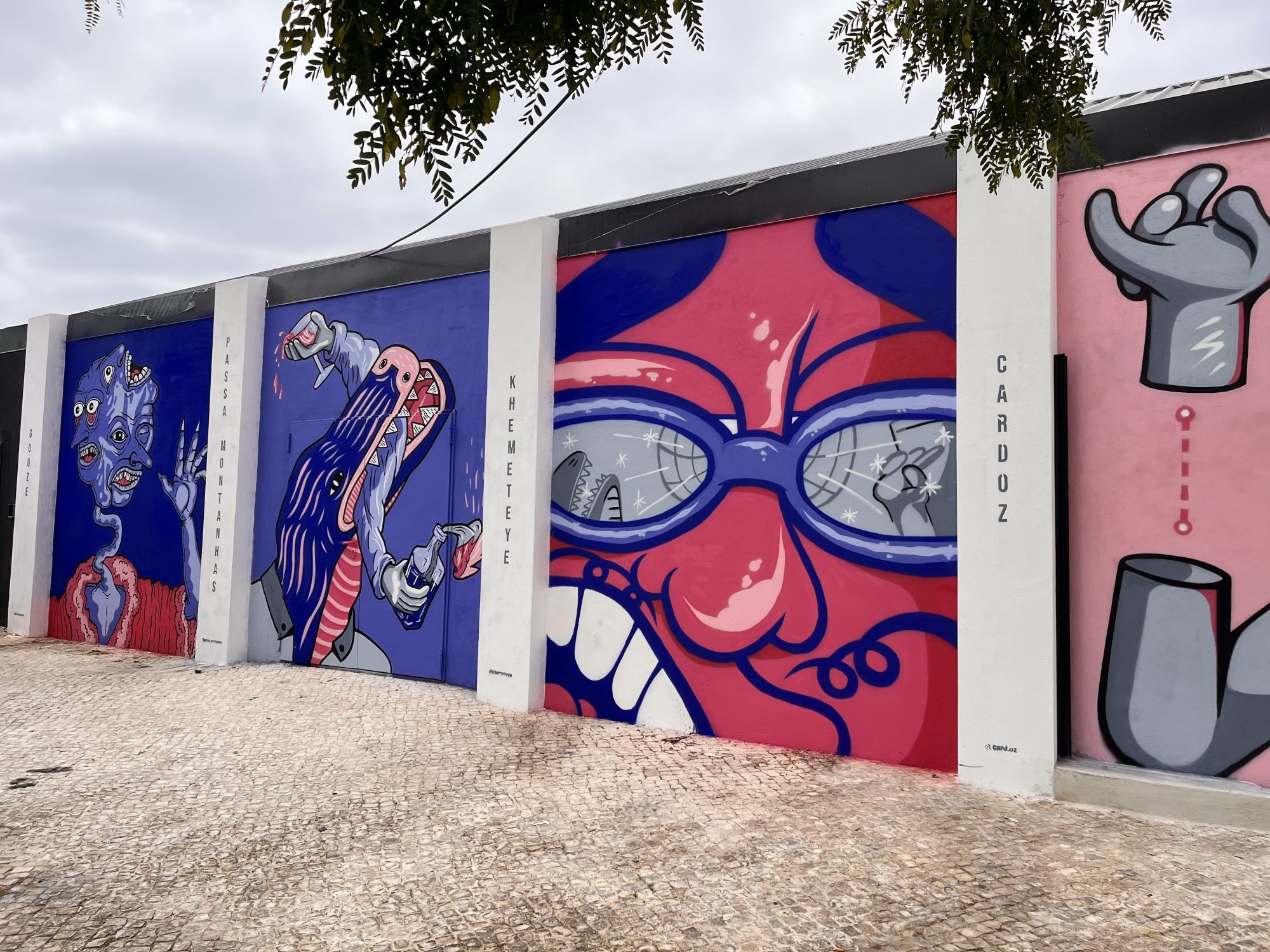 Nocturnal Geometry — Street art in Lisboa