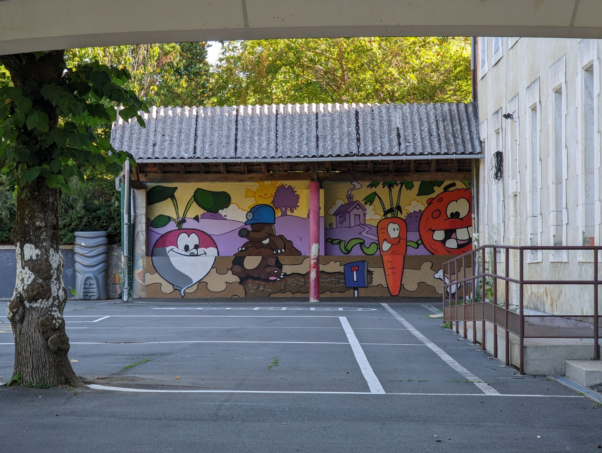 Le potager animé de Marcel Champion — Street art de Marcel Champion à Nontron