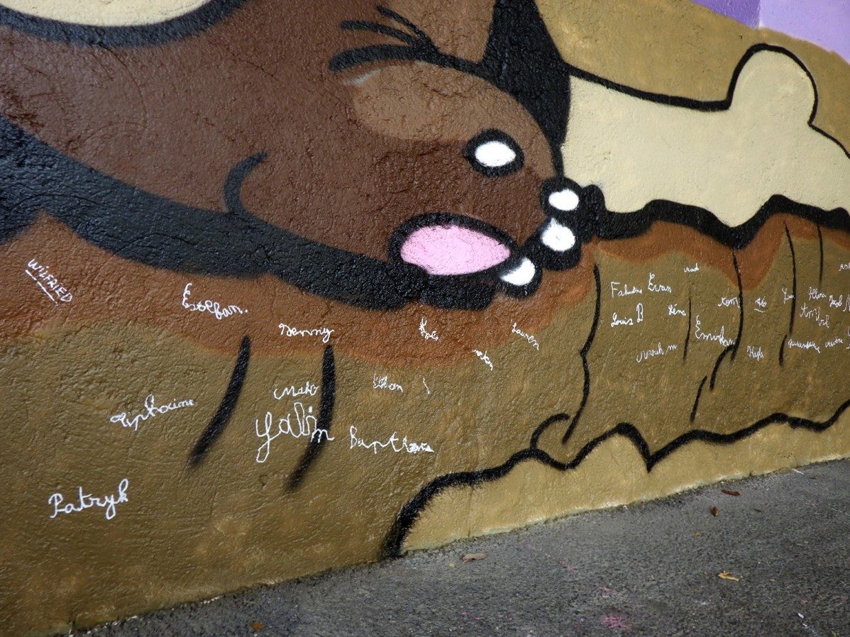 Le potager animé de Marcel Champion — Street art de Marcel Champion à Nontron