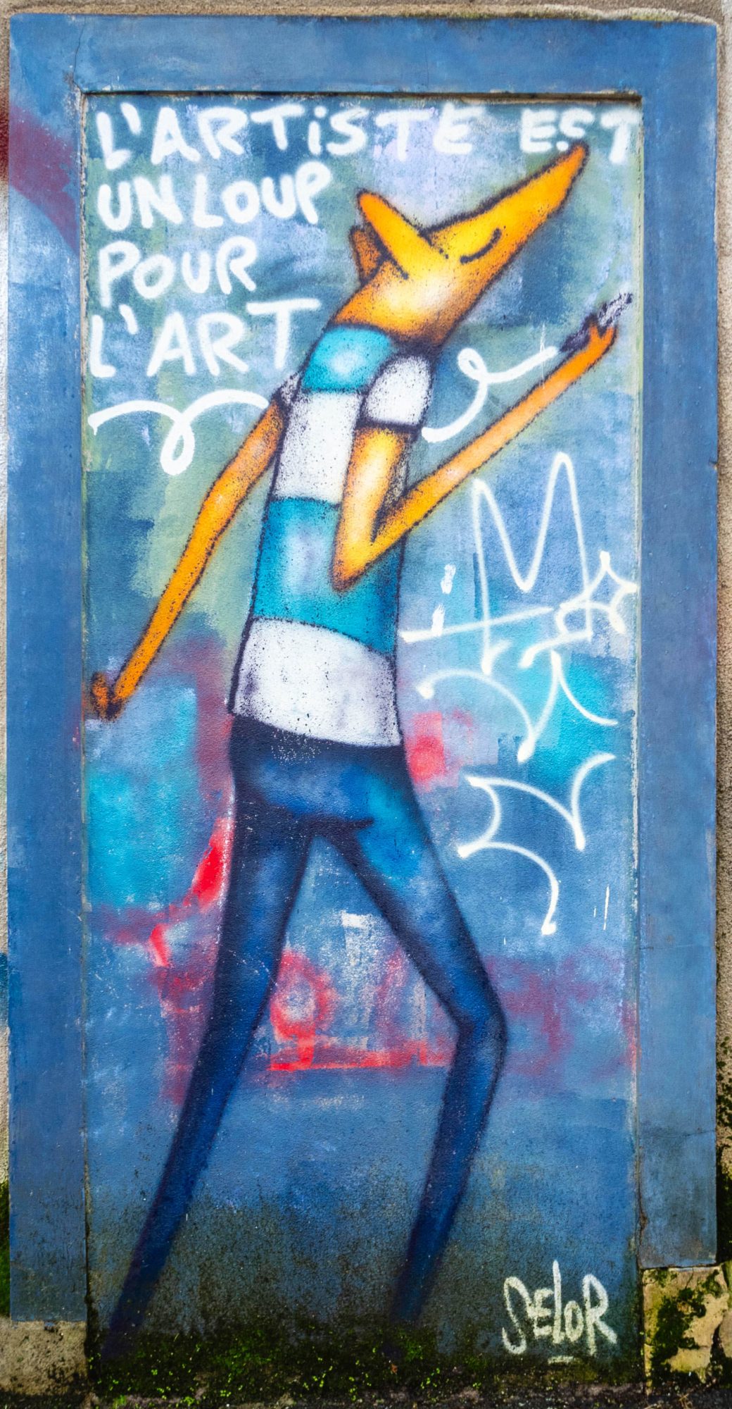 The Artist Is a Wolf to Art — Street art in Angers