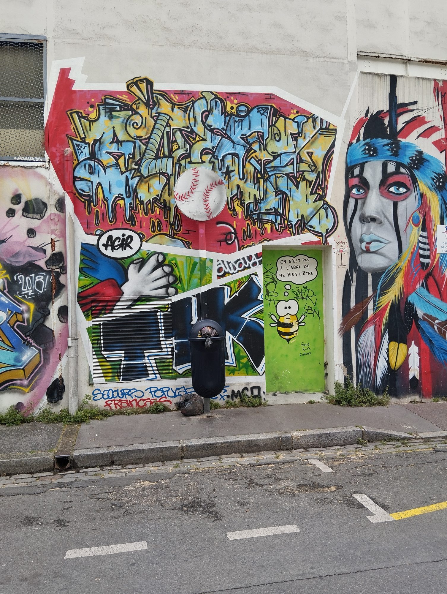 Colorful Collective Mural in Bordeaux — Street art in Bordeaux