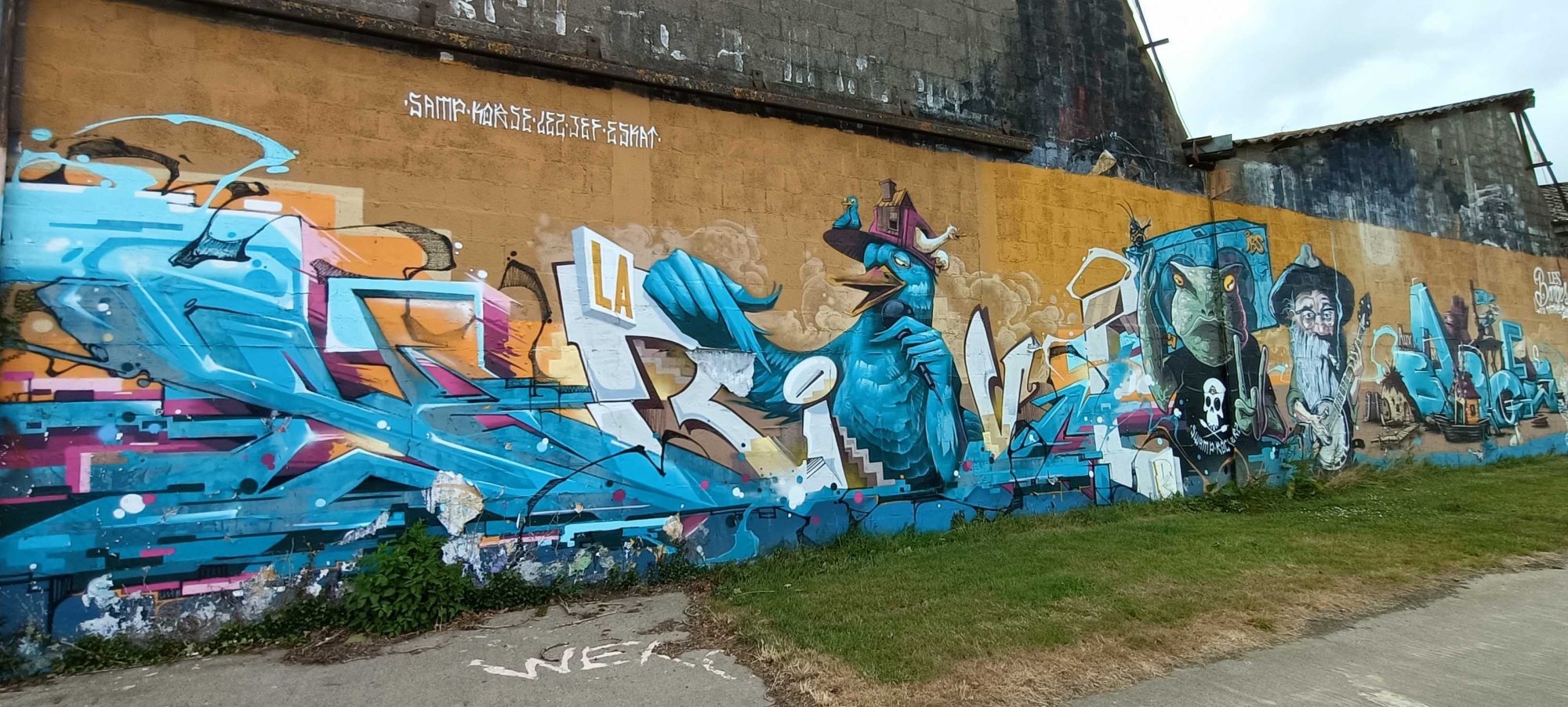 Large Collaborative Mural in Saint-Nicolas-de-Redon — Street art in Saint-Nicolas-de-Redon