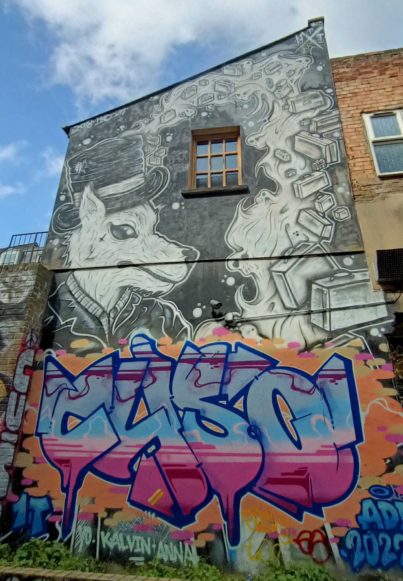 Fox and Caso Graffiti — Street art in London
