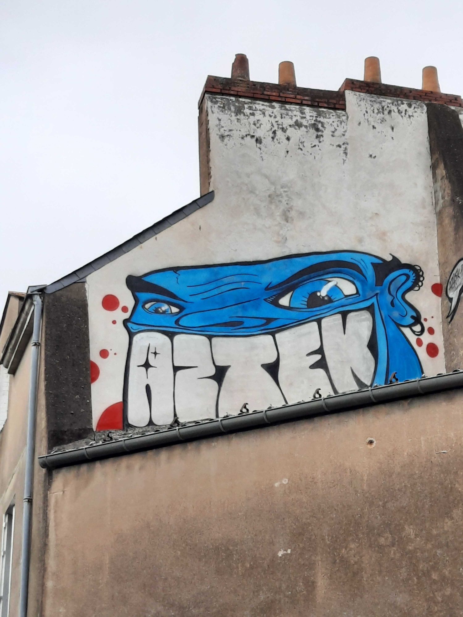 AZTEK Graffiti in Nantes — Street art in Nantes